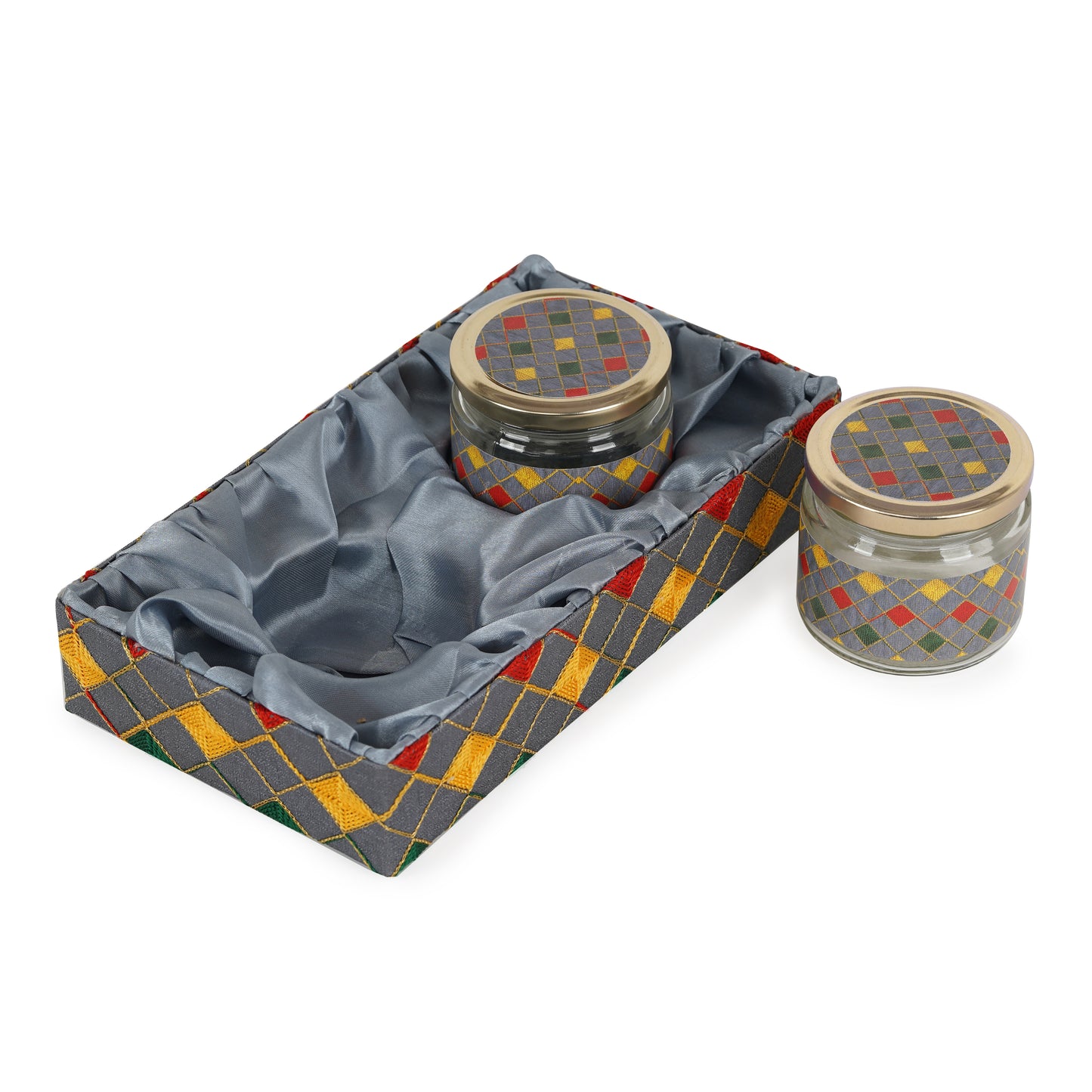 2 Jar Grey Tray (Pack of 2) | Grownex Packaging | Basket & Tray