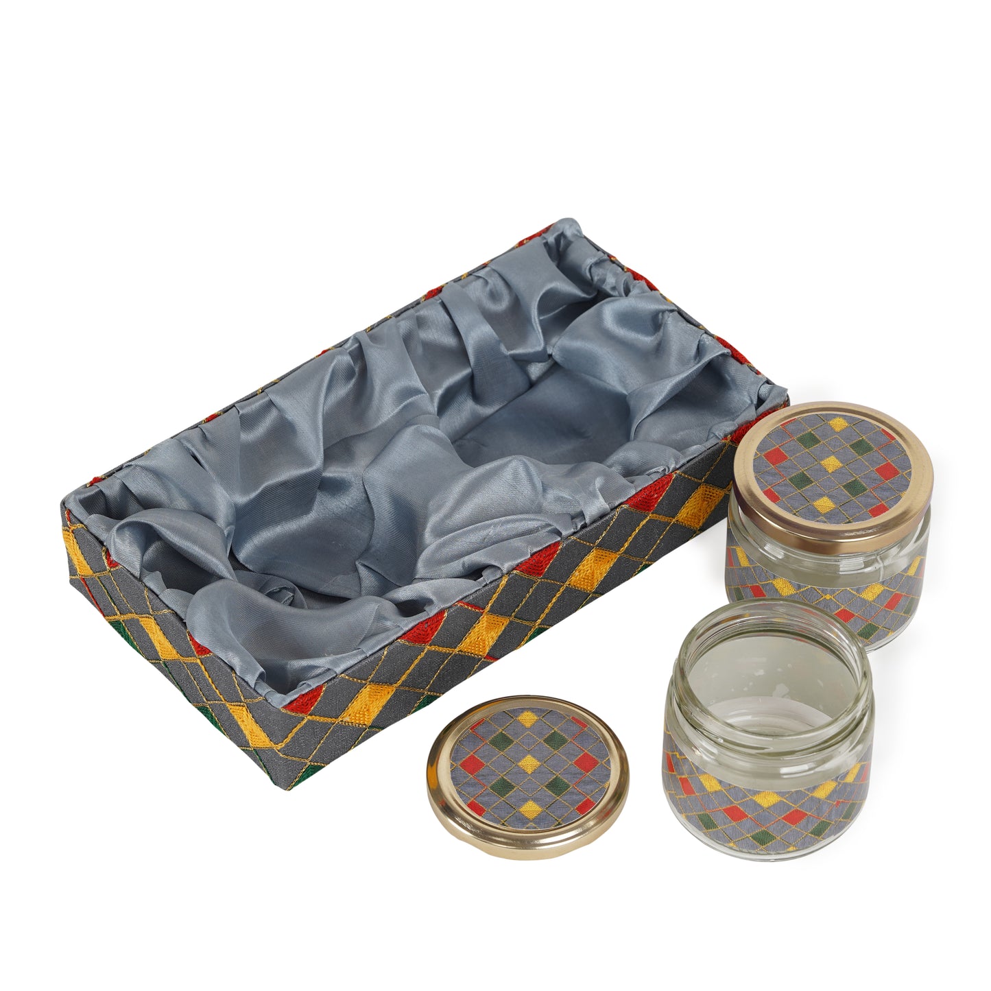 2 Jar Grey Tray (Pack of 2) | Grownex Packaging | Basket & Tray