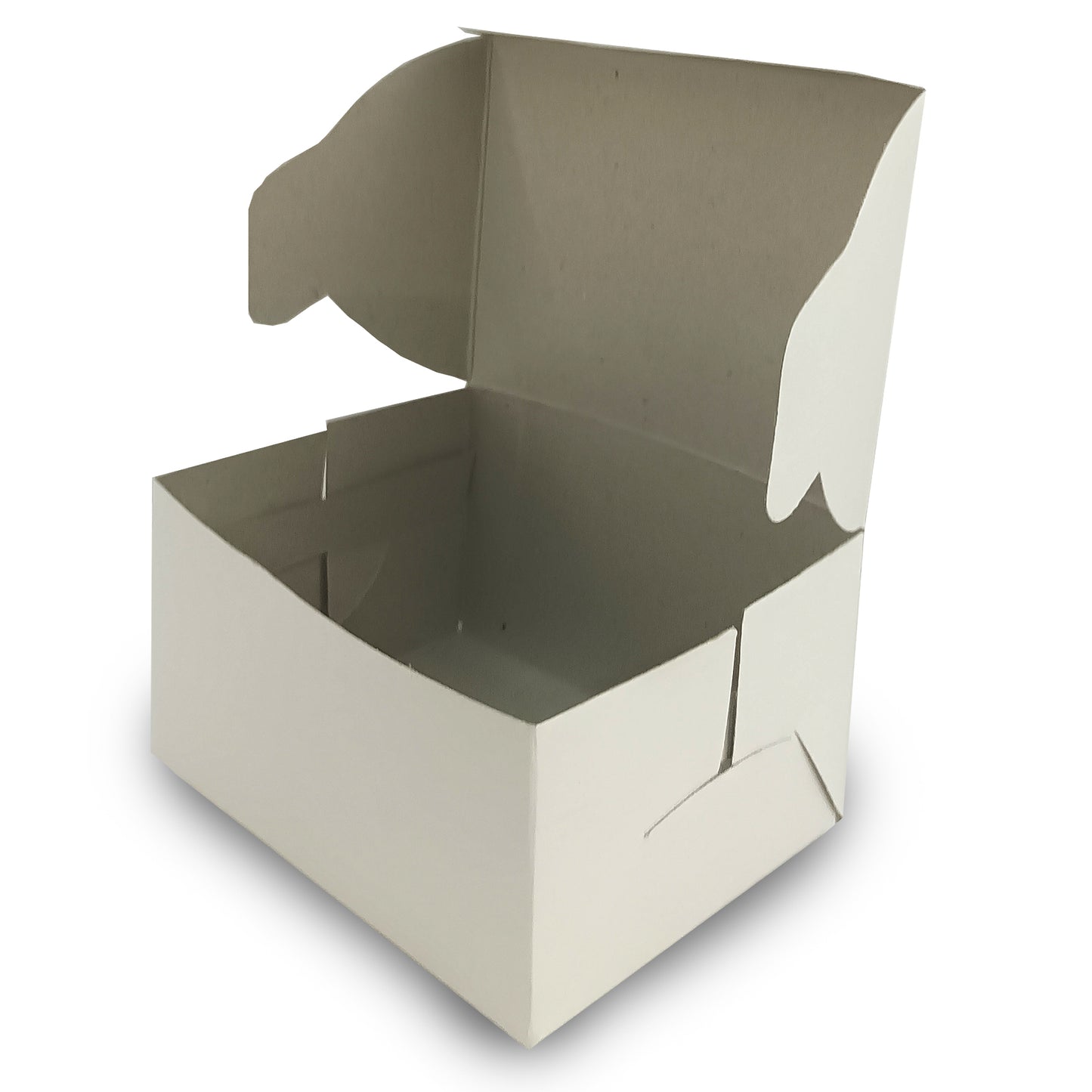 White Duplex 1 Pcs Pastry Box | Grownex Packaging | Bakery Box