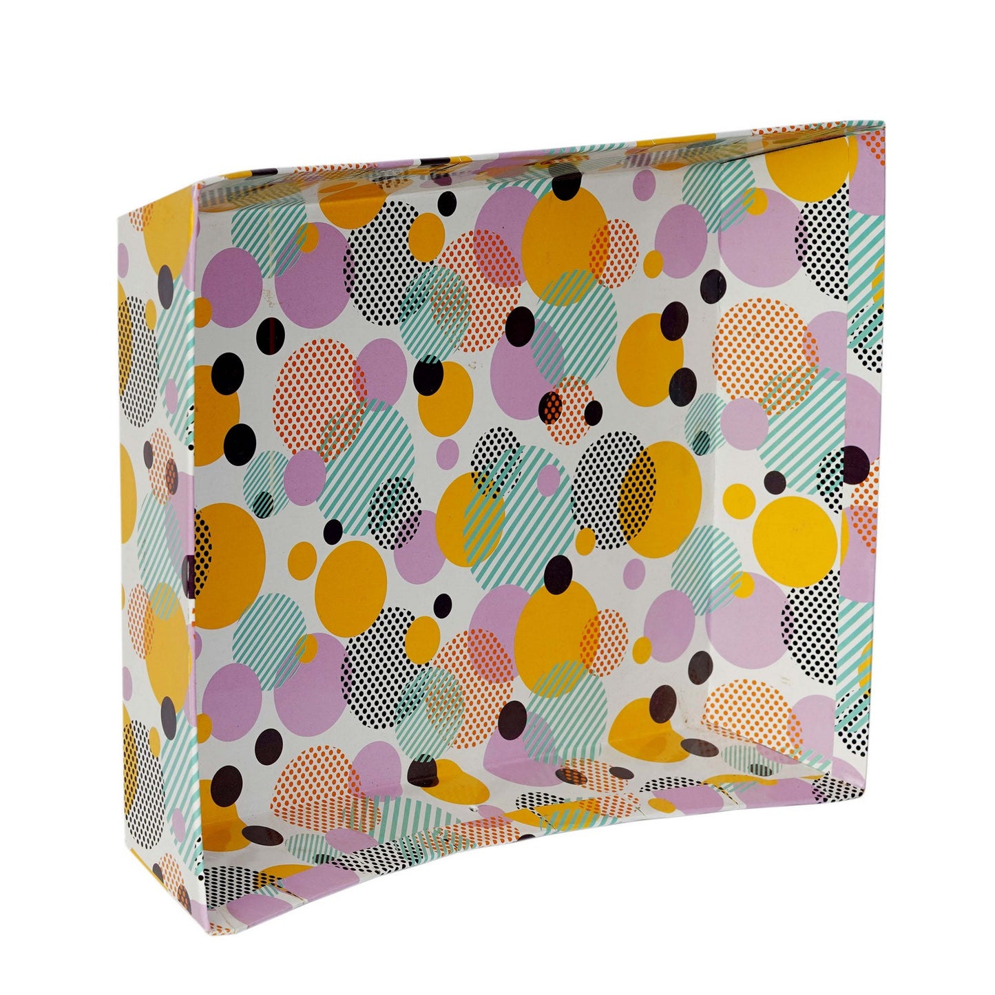 Polka Dots Boat Shape Room Hamper Tray | Grownex Packaging | Basket & Tray