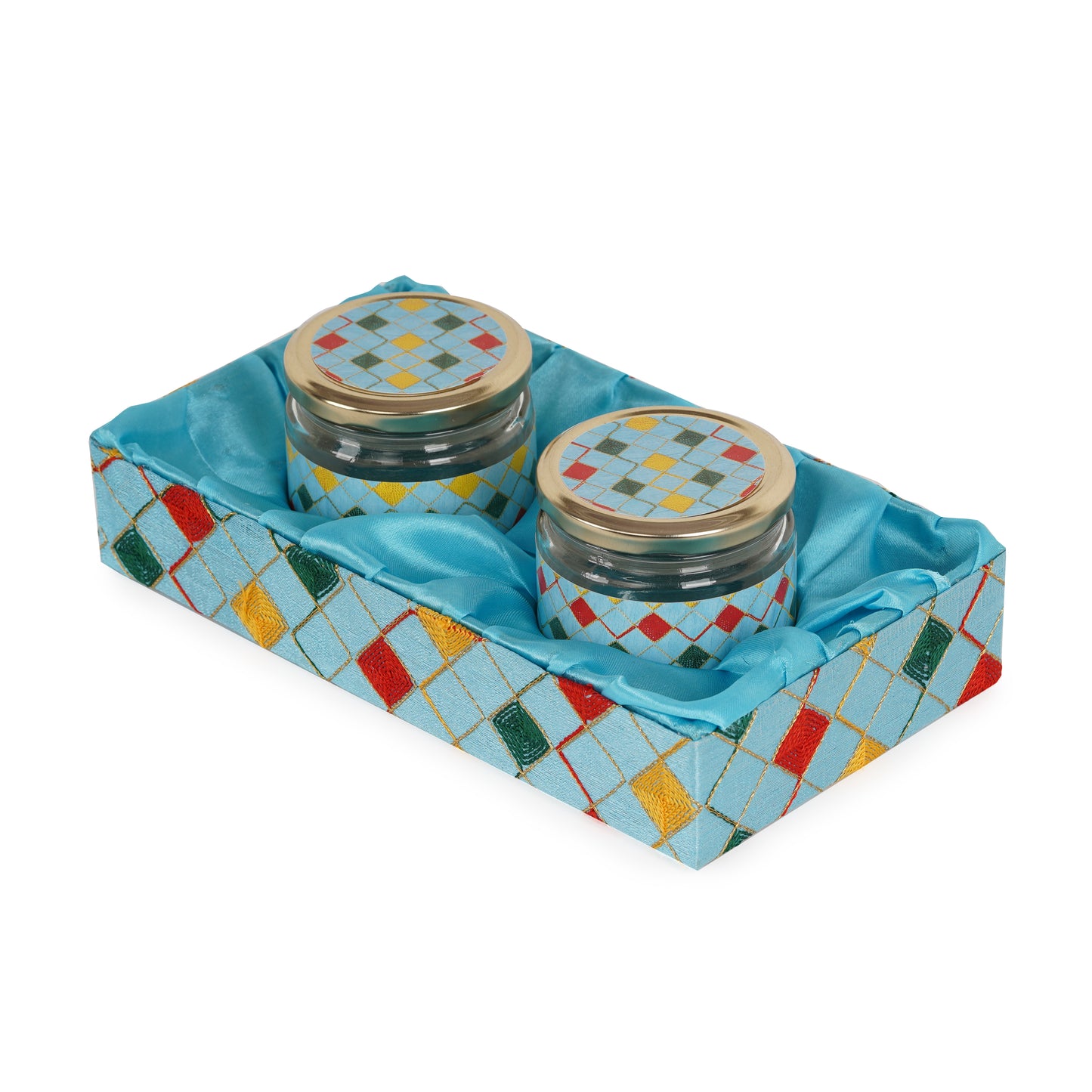 2 Jar Sky Blue Tray (Pack of 2) | Grownex Packaging | Basket & Tray