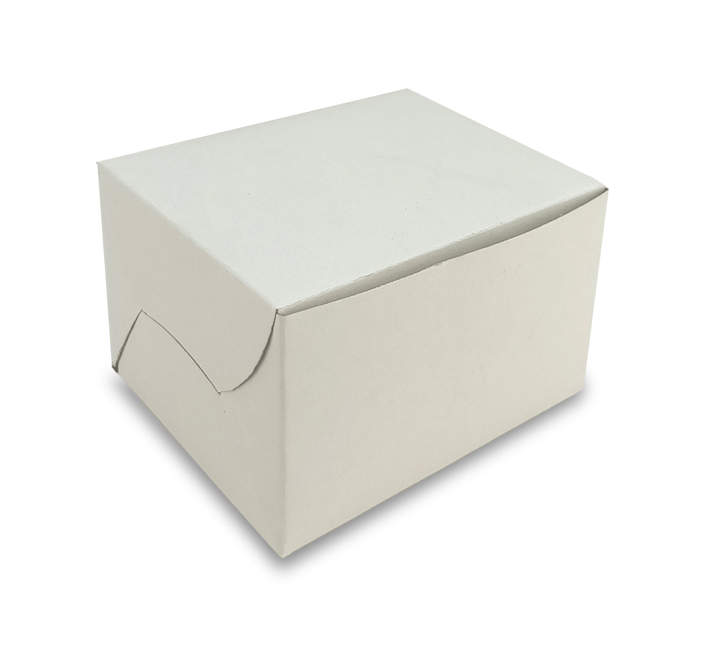 White Duplex 1 Pcs Pastry Box | Grownex Packaging | Bakery Box
