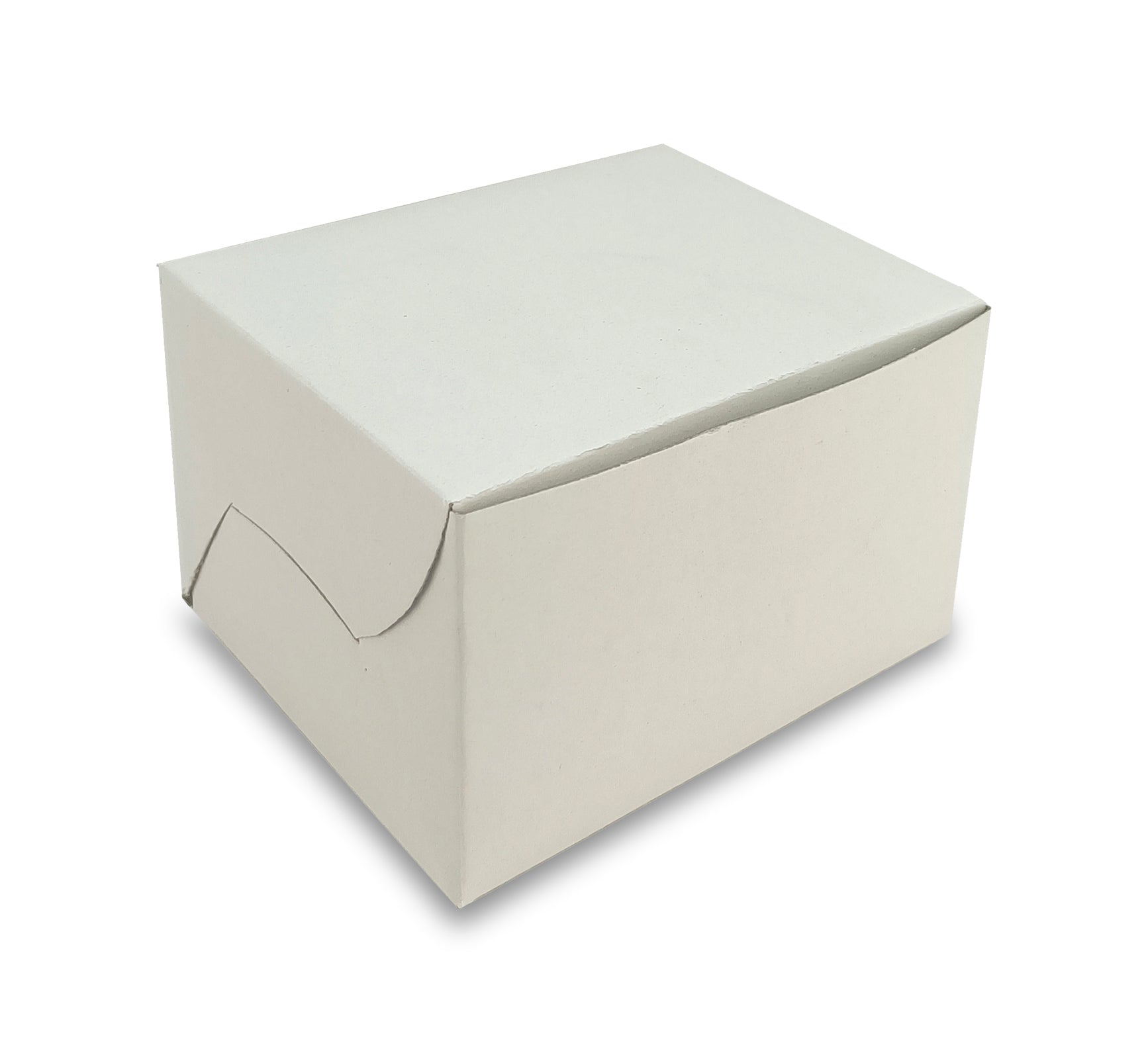 White Duplex 1 Pcs Pastry Box | Grownex Packaging | Bakery Box