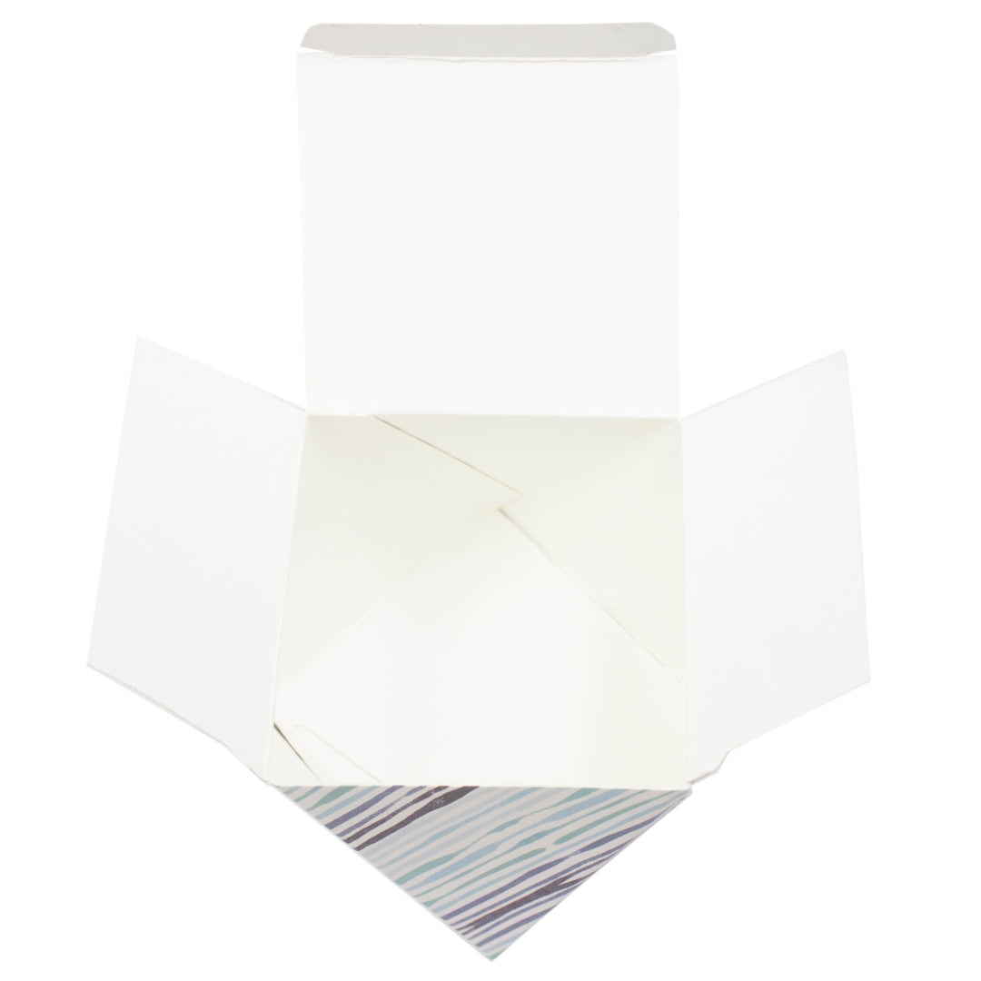 Polygon Shape Folding Box Blue