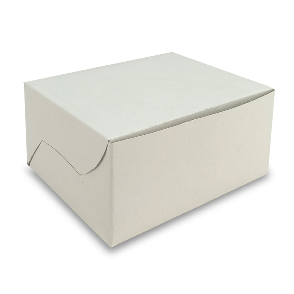 White Duplex 2 Pcs Pastry Box | Grownex Packaging | Bakery Box