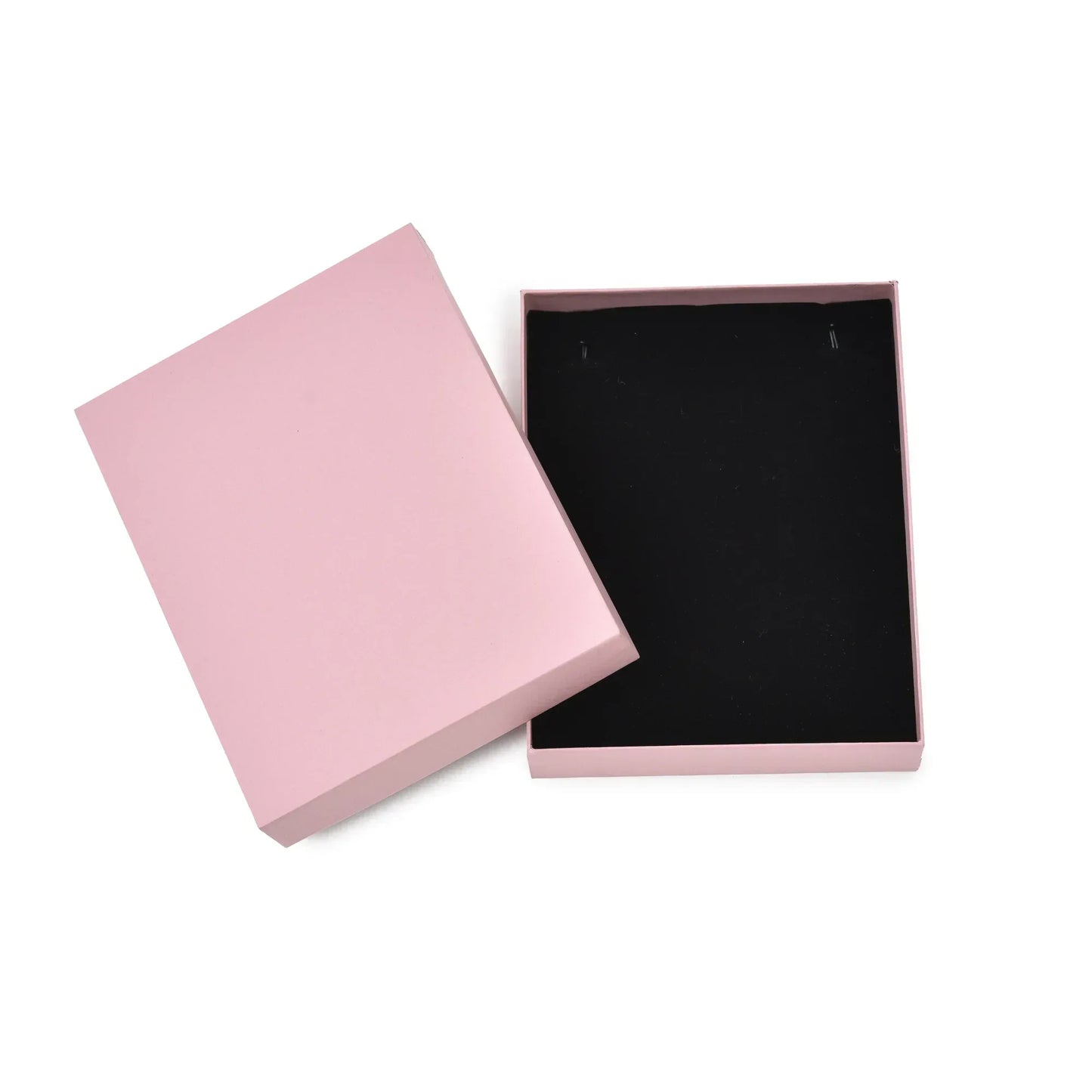 Luxury Pink Top Bottom Necklace Box – Velvet Jewelry Gift Packaging | Grownex Packaging | Jewellery Box