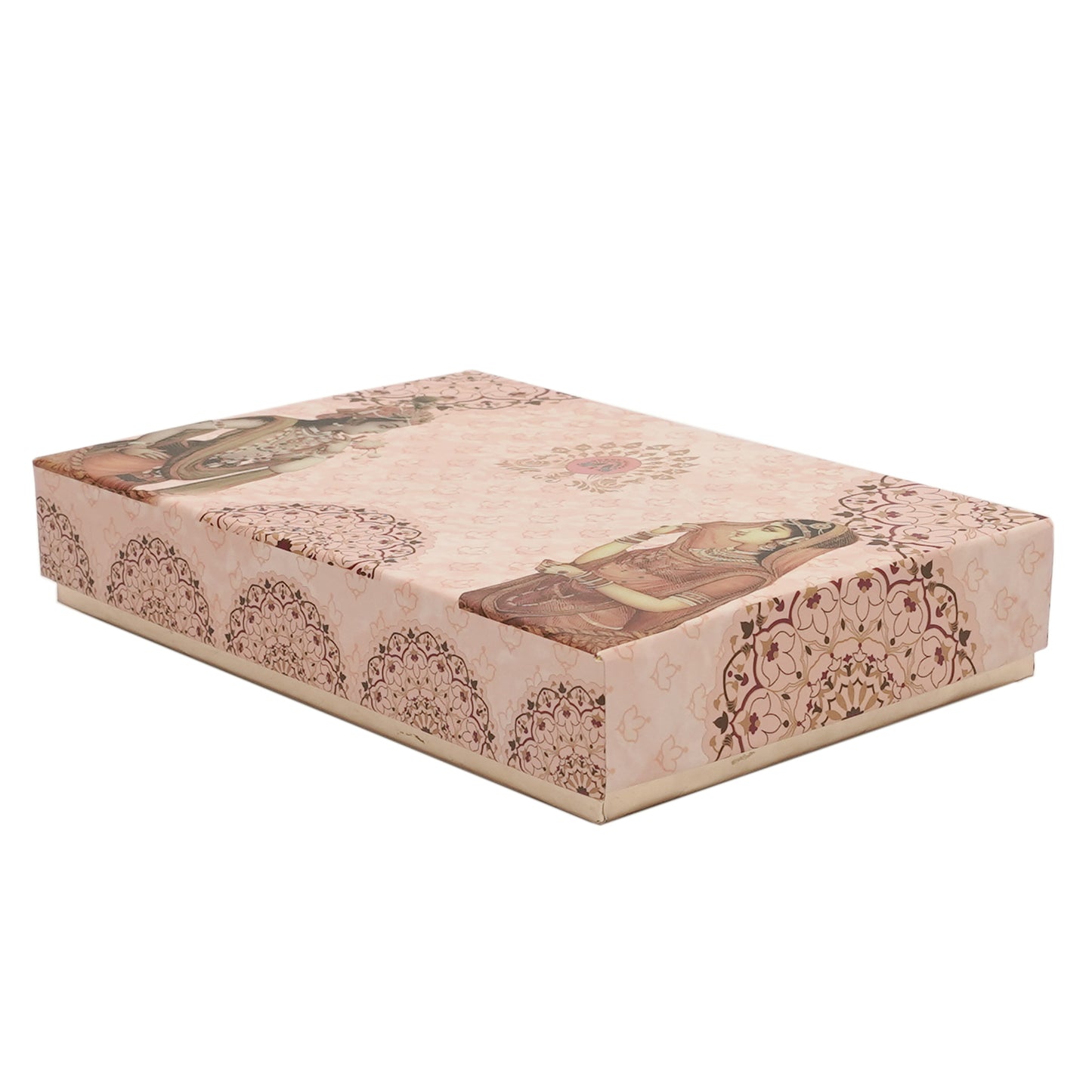500 gm Radha Krishna Print 4 Line Premium Sweet Box | Grownex Packaging | Sweet Box