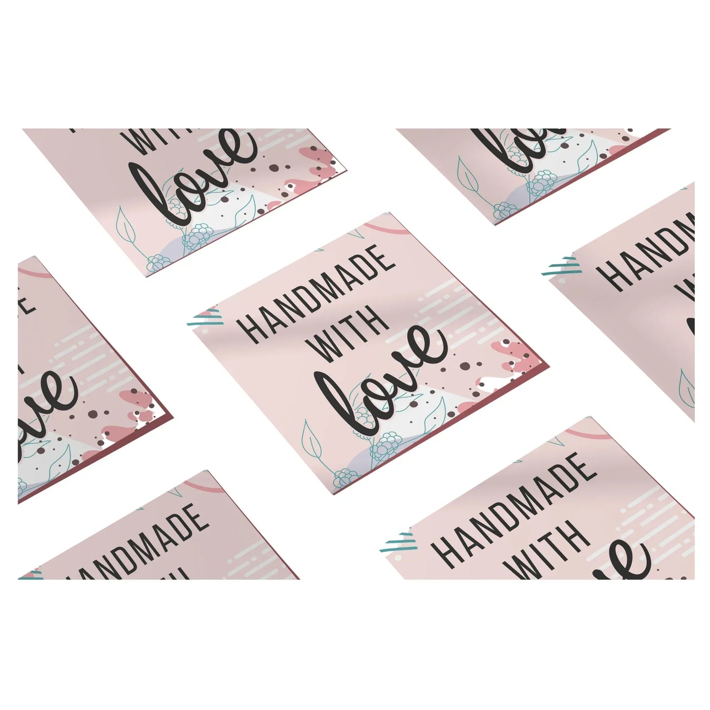 Handmade with Love Label Card | Grownex Packaging | Tags & Stickers