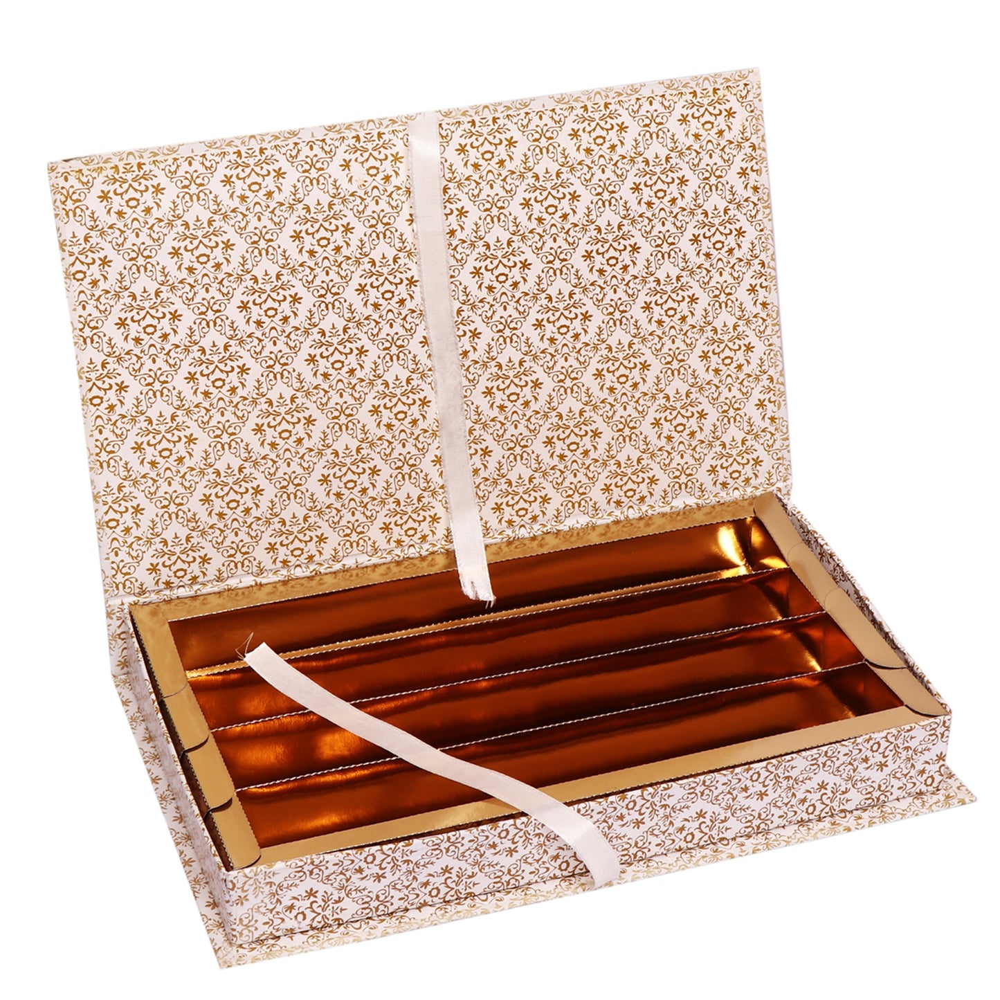 1 Kg Golden Jaal 4 Line Premium File Box | Grownex Packaging | Sweet Box