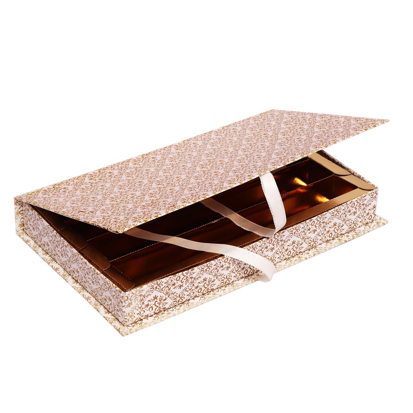 1 Kg Golden Jaal 4 Line Premium File Box | Grownex Packaging | Sweet Box
