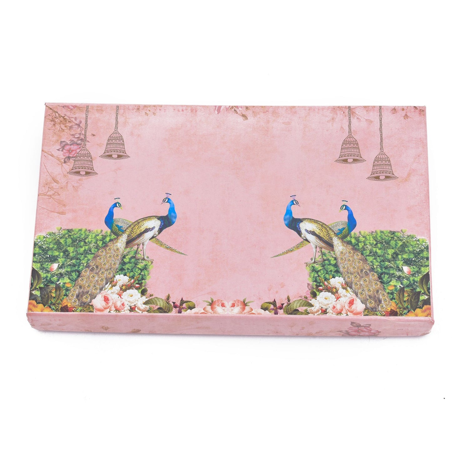 1 Kg Pink Peacock Design 4 Line Premium Sweet Packaging Box | Grownex Packaging | Sweet Box