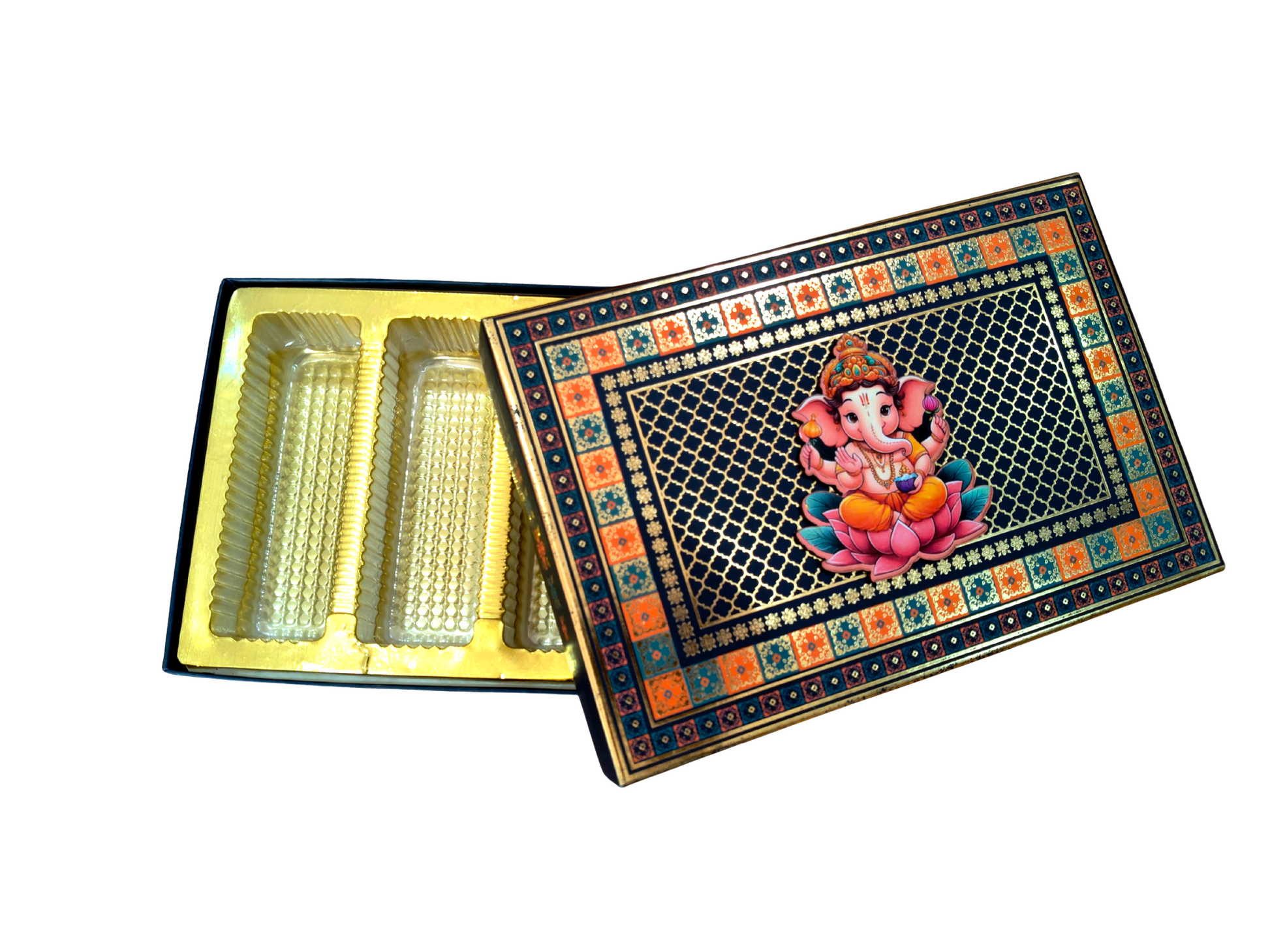 Spacious Festive Gift Box Ganesh Chaturthi Edition | Grownex Packaging | Sweet Box