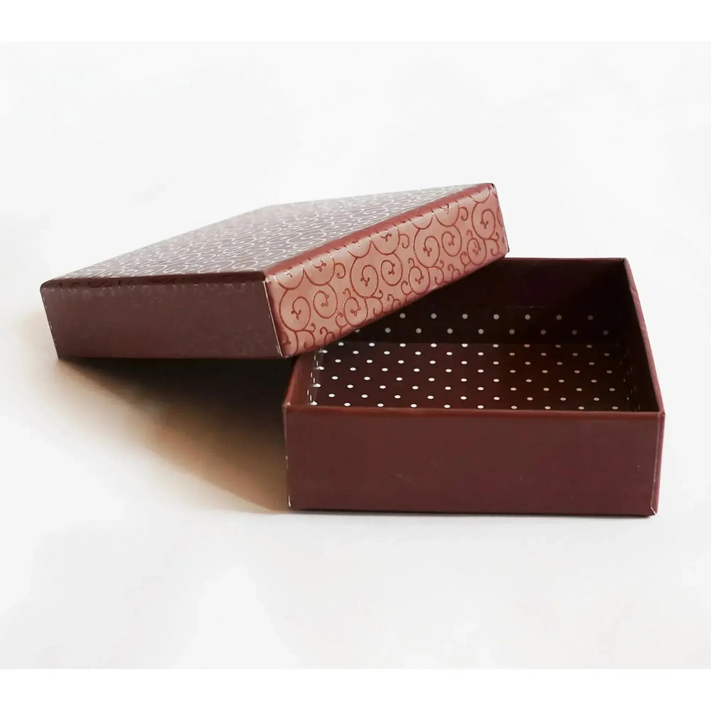 4 Pcs Cavity Chocolate Box - Brown | Grownex Packaging | Chocolate Box