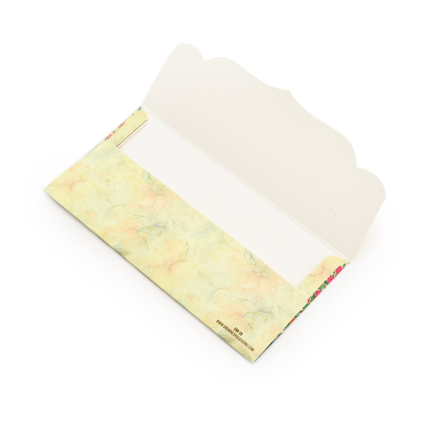 Beige Peacock Foil Envelope | Grownex Packaging | Envelope