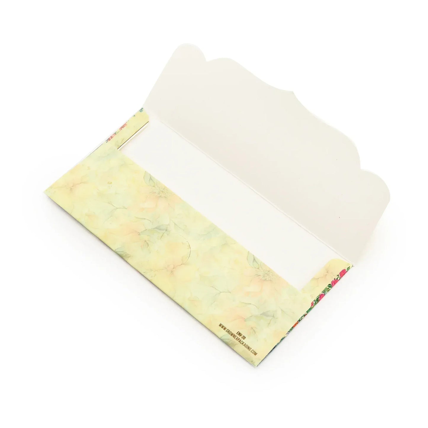 Beige Peacock Foil Envelope | Grownex Packaging | Envelope
