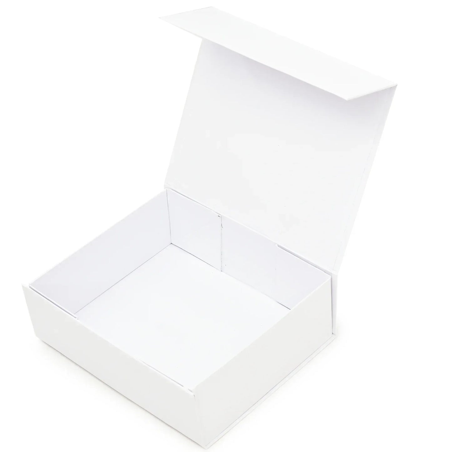 Premium White Magnetic Rigid Gift Box – 30.5x25.5x10.5cm | Grownex Packaging | Hamper Box