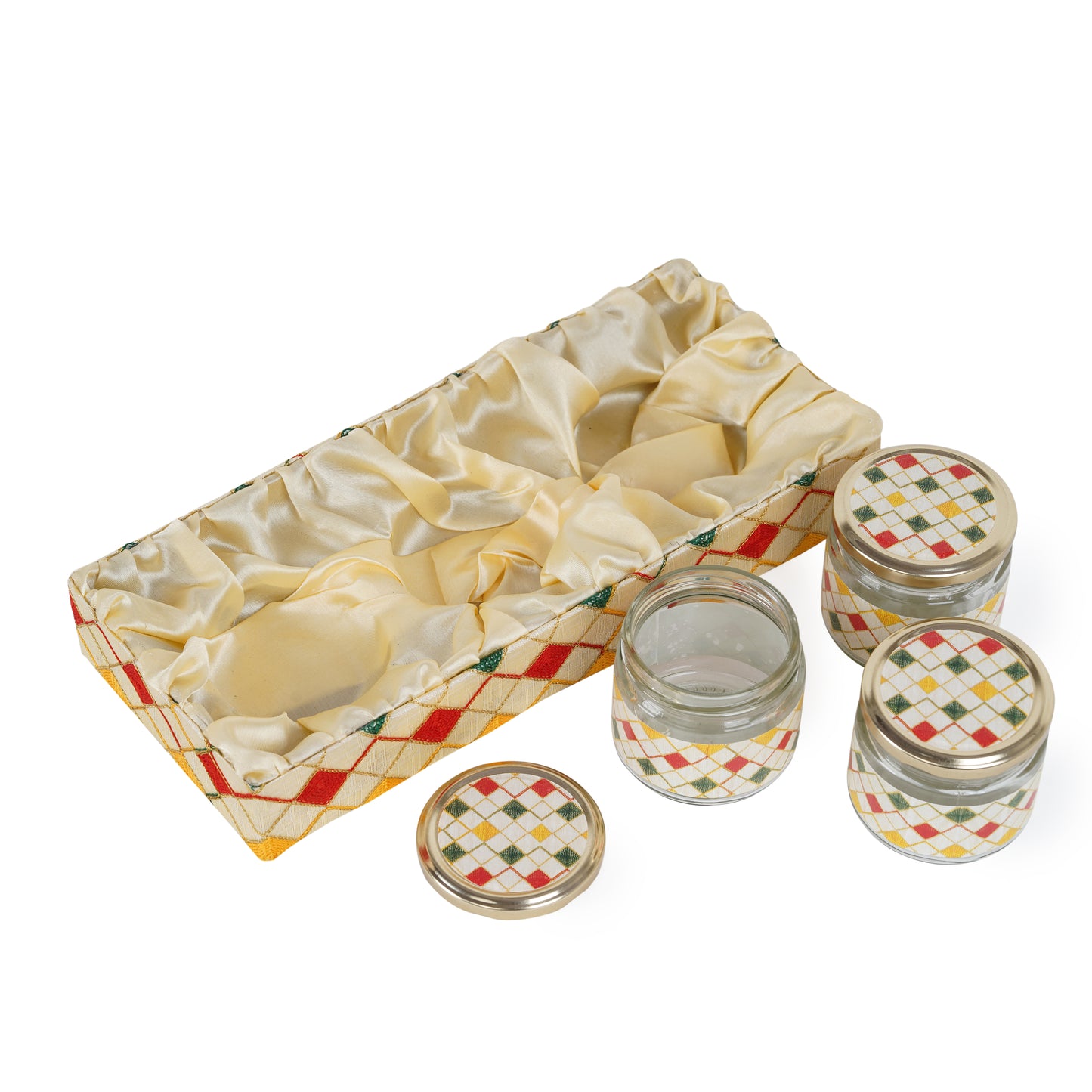 3 Jar Cream Tray (Pack of 2) | Grownex Packaging | Basket & Tray