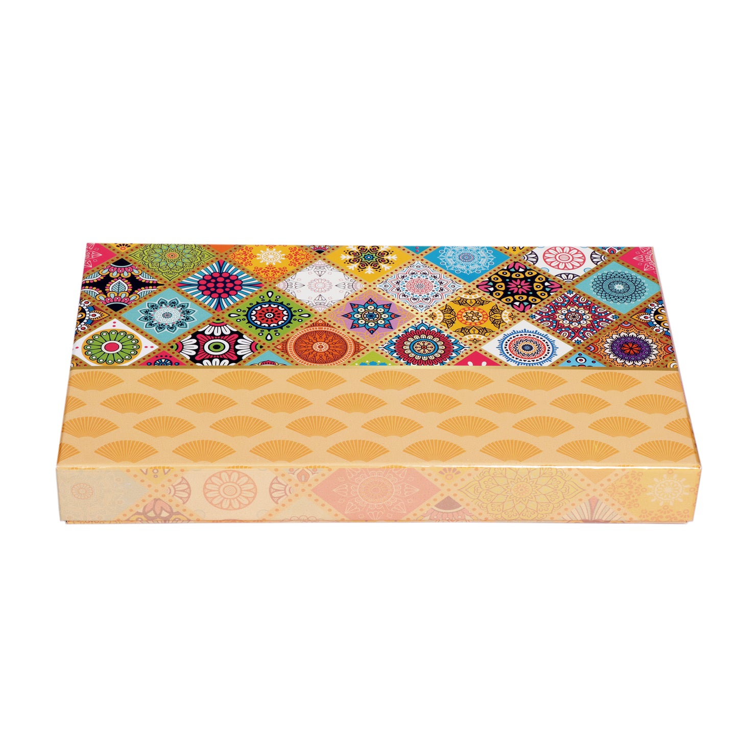 1 Kg Textured Print 4 Line Premium Sweet Box | Grownex Packaging | Sweet Box