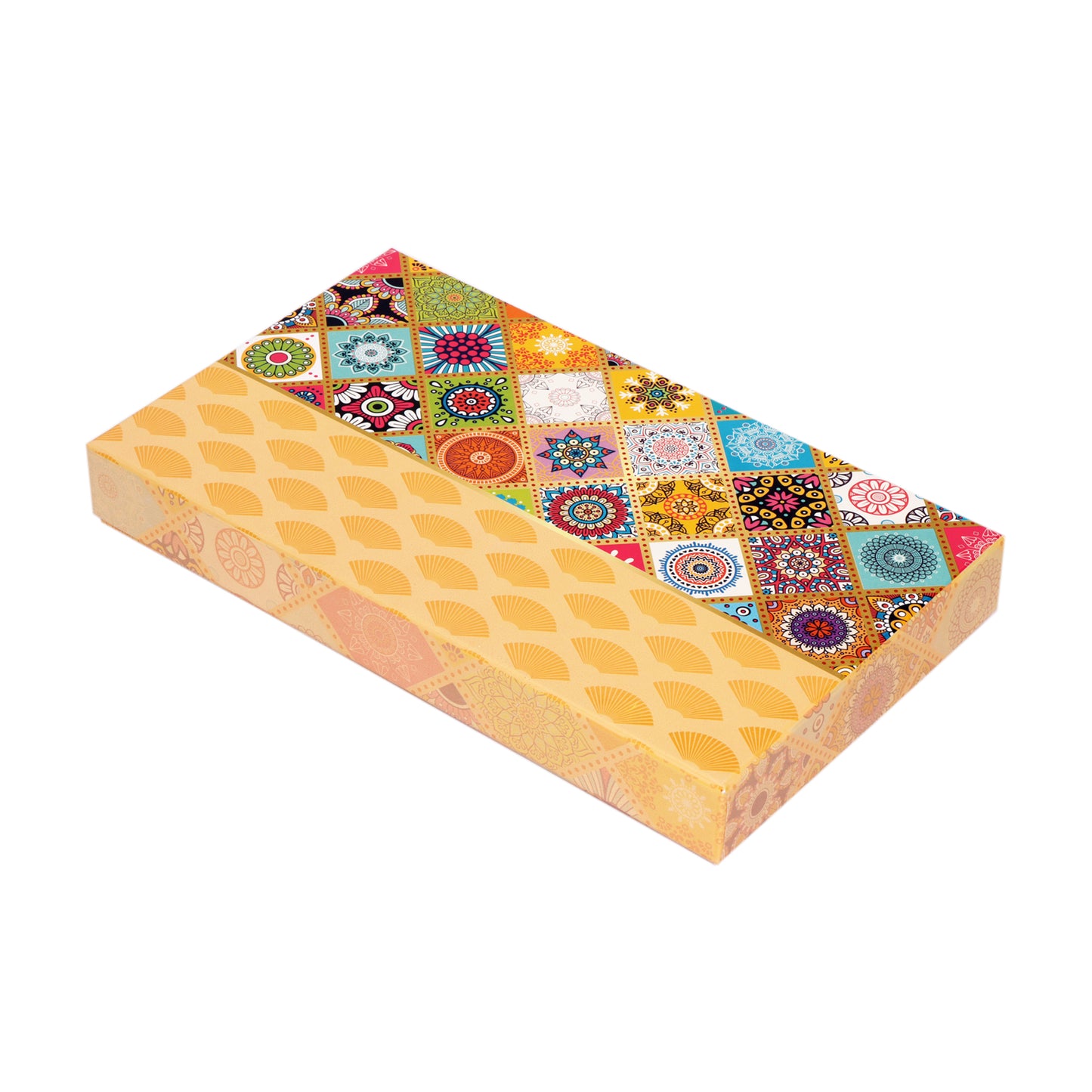 1 Kg Textured Print 4 Line Premium Sweet Box | Grownex Packaging | Sweet Box