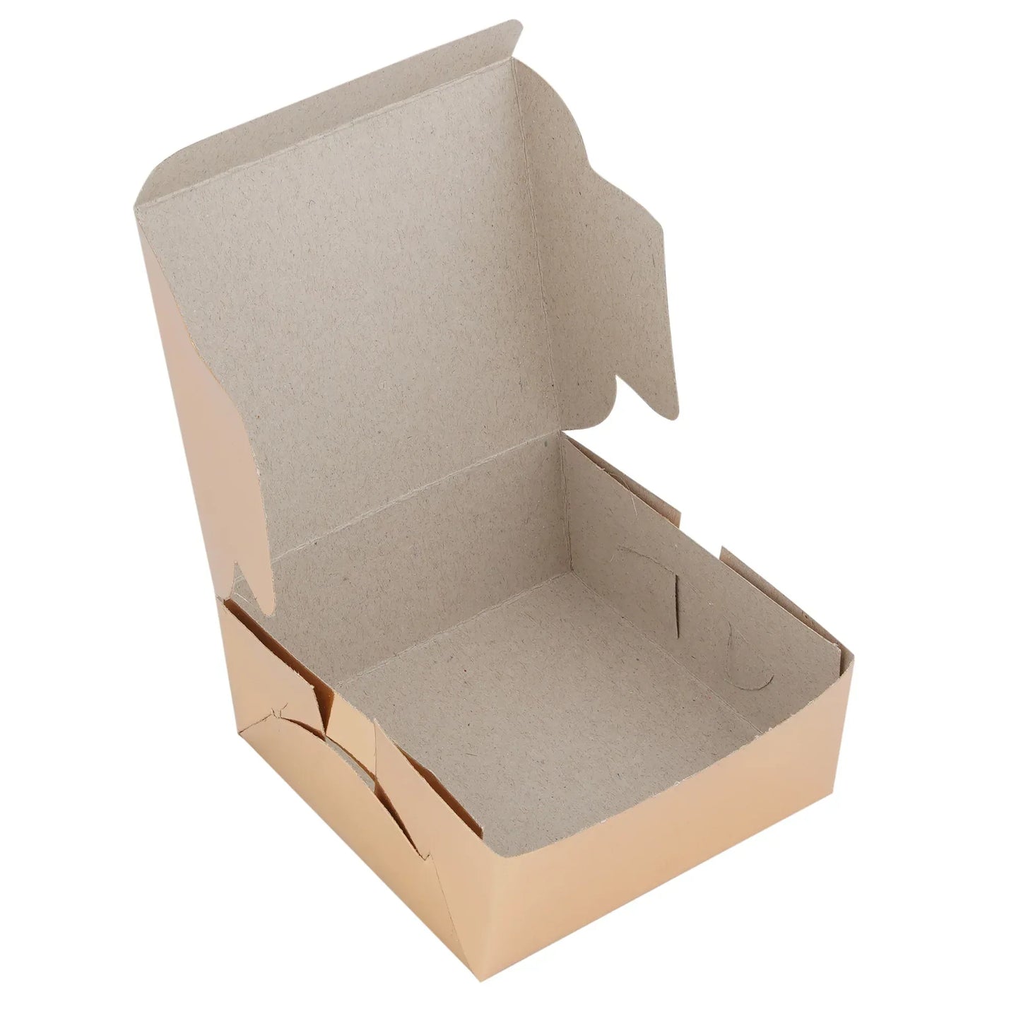 Golden Sweet Box for 4 Pcs Laddoo, Modak & Mithai | Grownex Packaging | Hamper Box