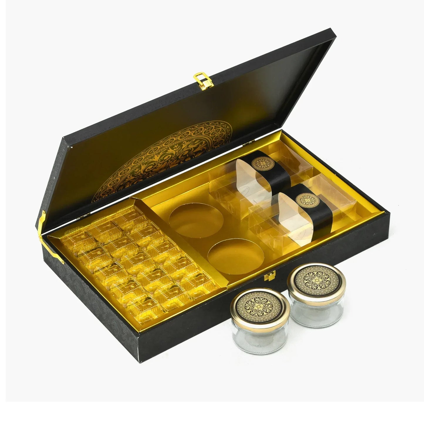 Luxury Diwali Gift Box | Elegant Dry Fruit/Chocolate Packaging | Premium Festive Hamper Box | Grownex Packaging |