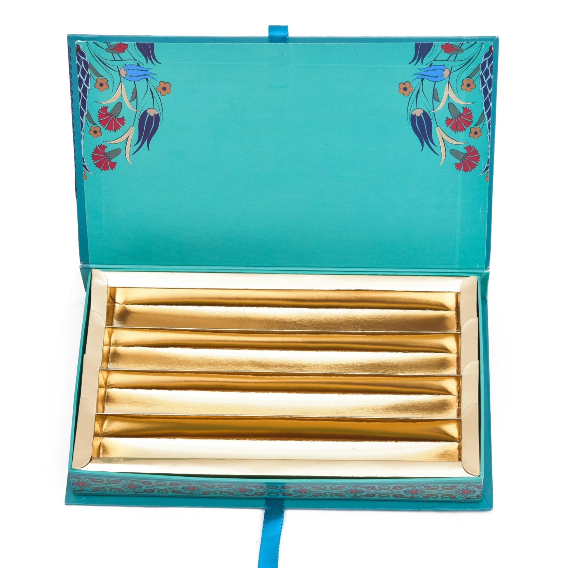 Ganesha Gift Box – Floral Heritage Design with Ribbon-Pull Compartment | Grownex Packaging | Sweet Box