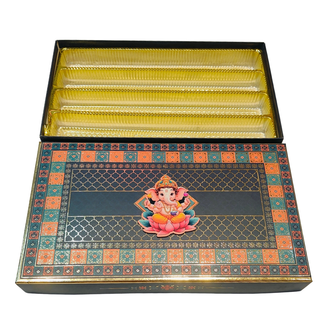 Spacious Festive Gift Box Ganesh Chaturthi Edition | Grownex Packaging | Sweet Box