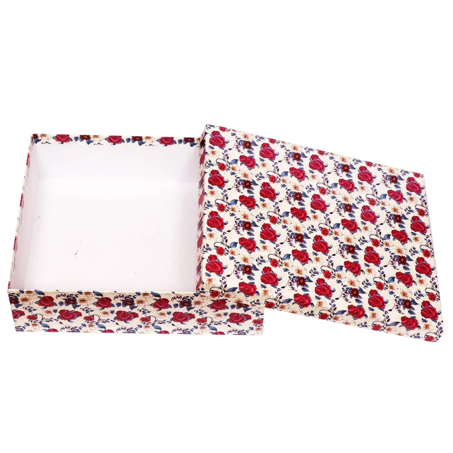 Floral Print Hamper Box 12x10x4 Inch | Grownex Packaging | Hamper Box