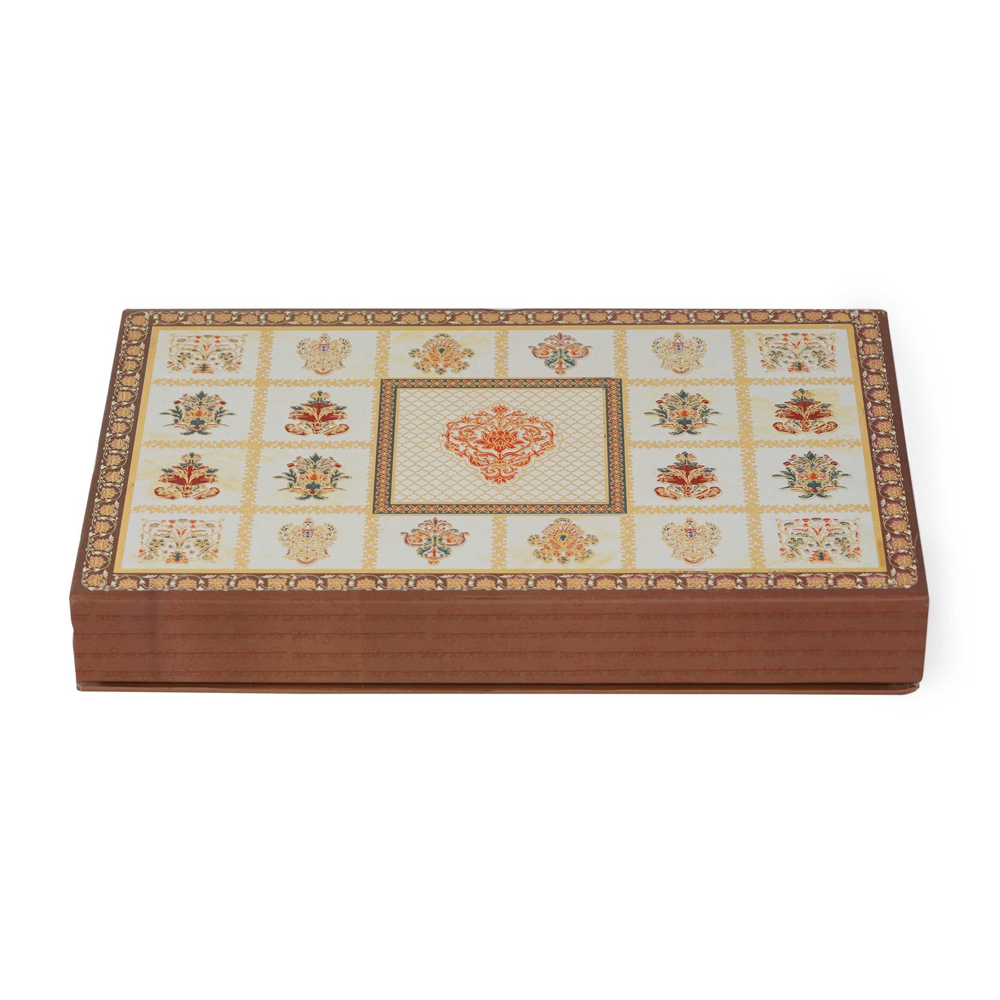 1 Kg Brown Foil Magnetic File Premium Box | Grownex Packaging | Sweet Box