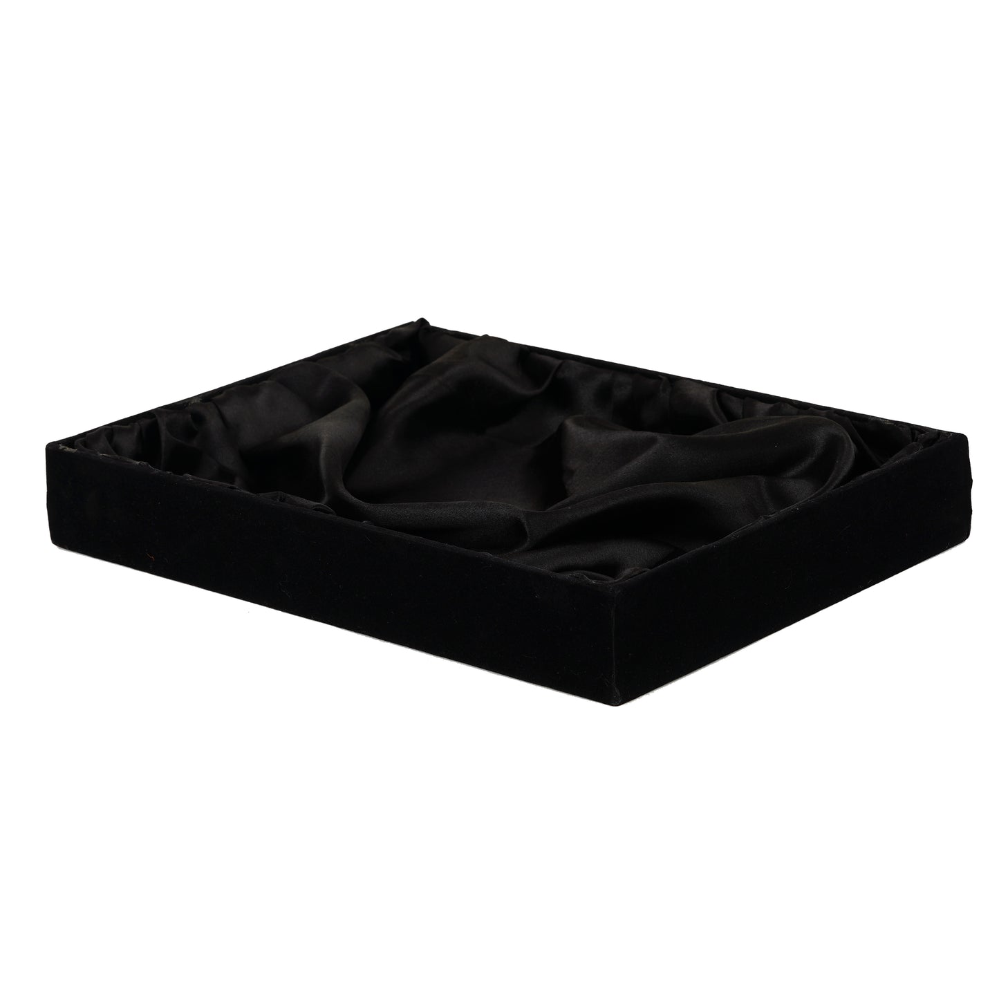 14x10x2 inch Velvet Wooden Tray - Z Black | Grownex Packaging | Basket & Tray