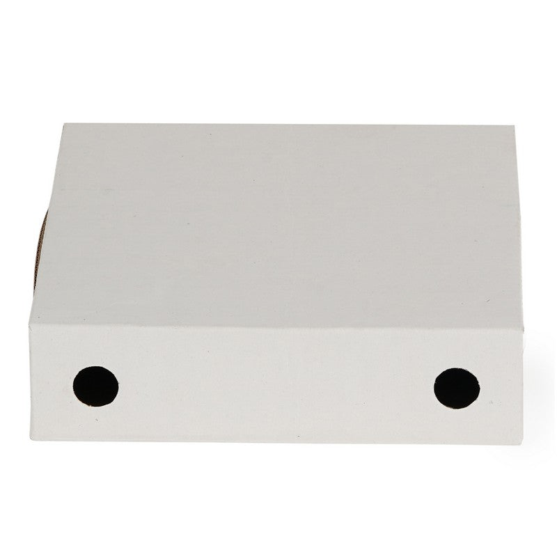 8.5x8.5x2 Inch White Corrugated Pizza Box | Grownex Packaging | Bakery Box