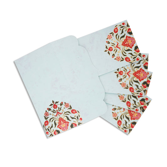 Plain Blue Designer Foil Envelope | Grownex Packaging | Envelope