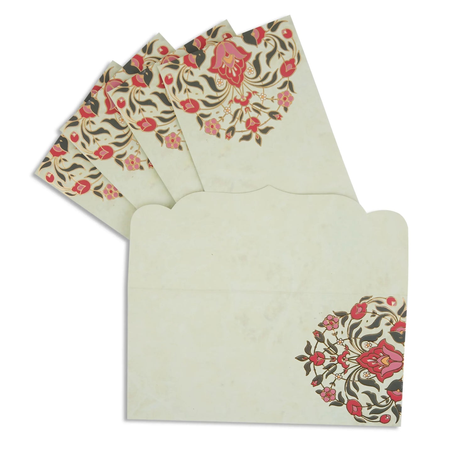 Personalized Plain Green Foil Envelope (7.25 x 3.5 Inch) | Grownex Packaging |