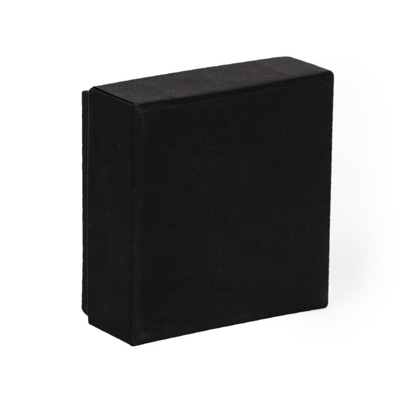 Lid Pattern Earrings Box - Black | Grownex Packaging | Jewellery Box