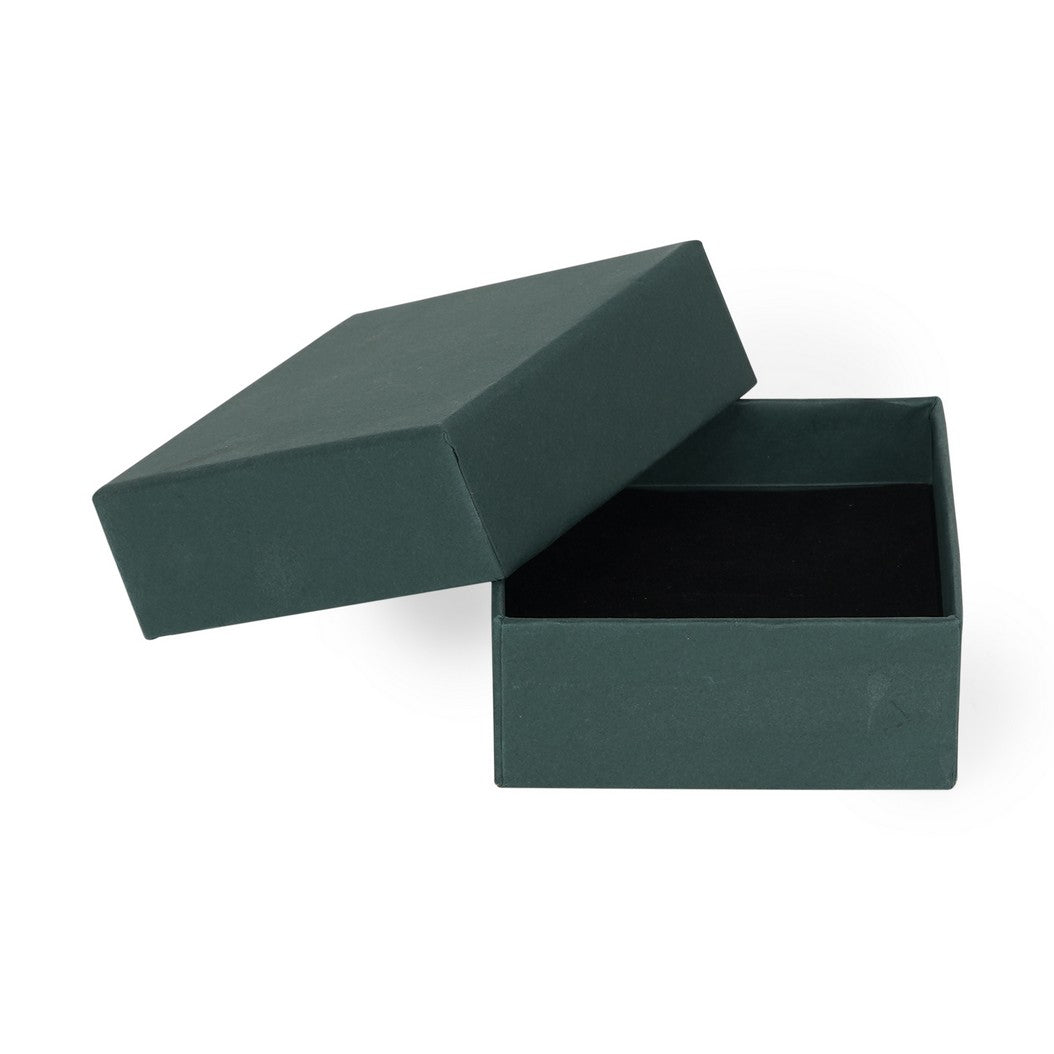 Lid Pattern Earrings Box - Green | Grownex Packaging | Jewellery Box