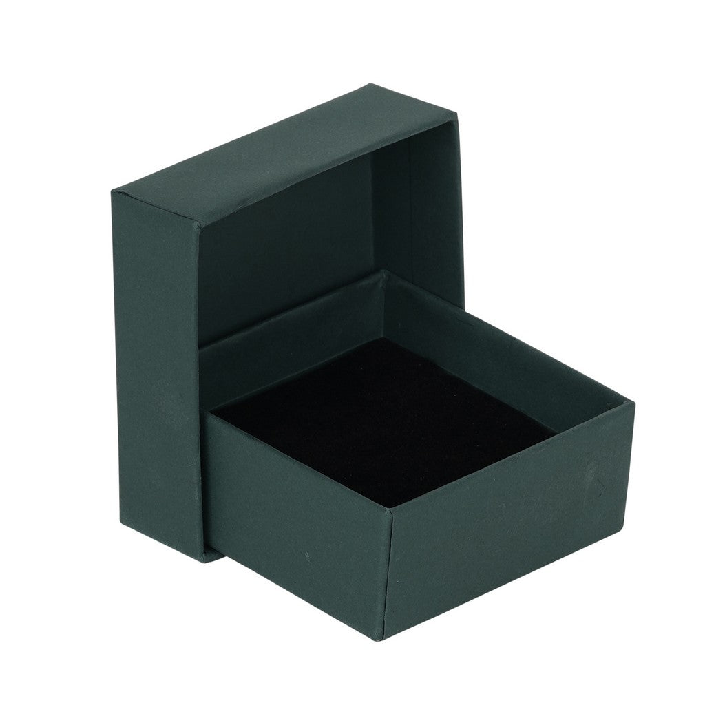 Lid Pattern Earrings Box - Green | Grownex Packaging | Jewellery Box