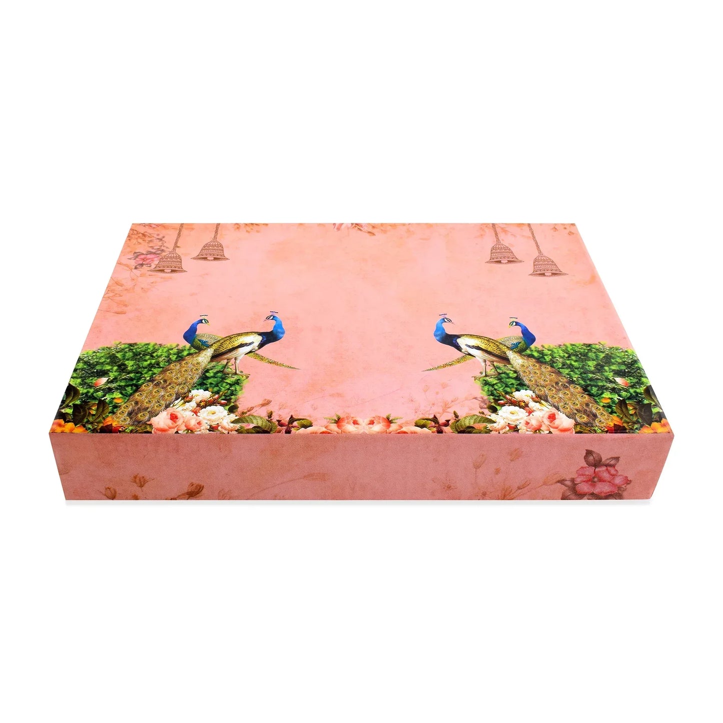 Pink Peacock Design Custom 4 Line Premium Sweet Packaging Box - Grownex Packaging