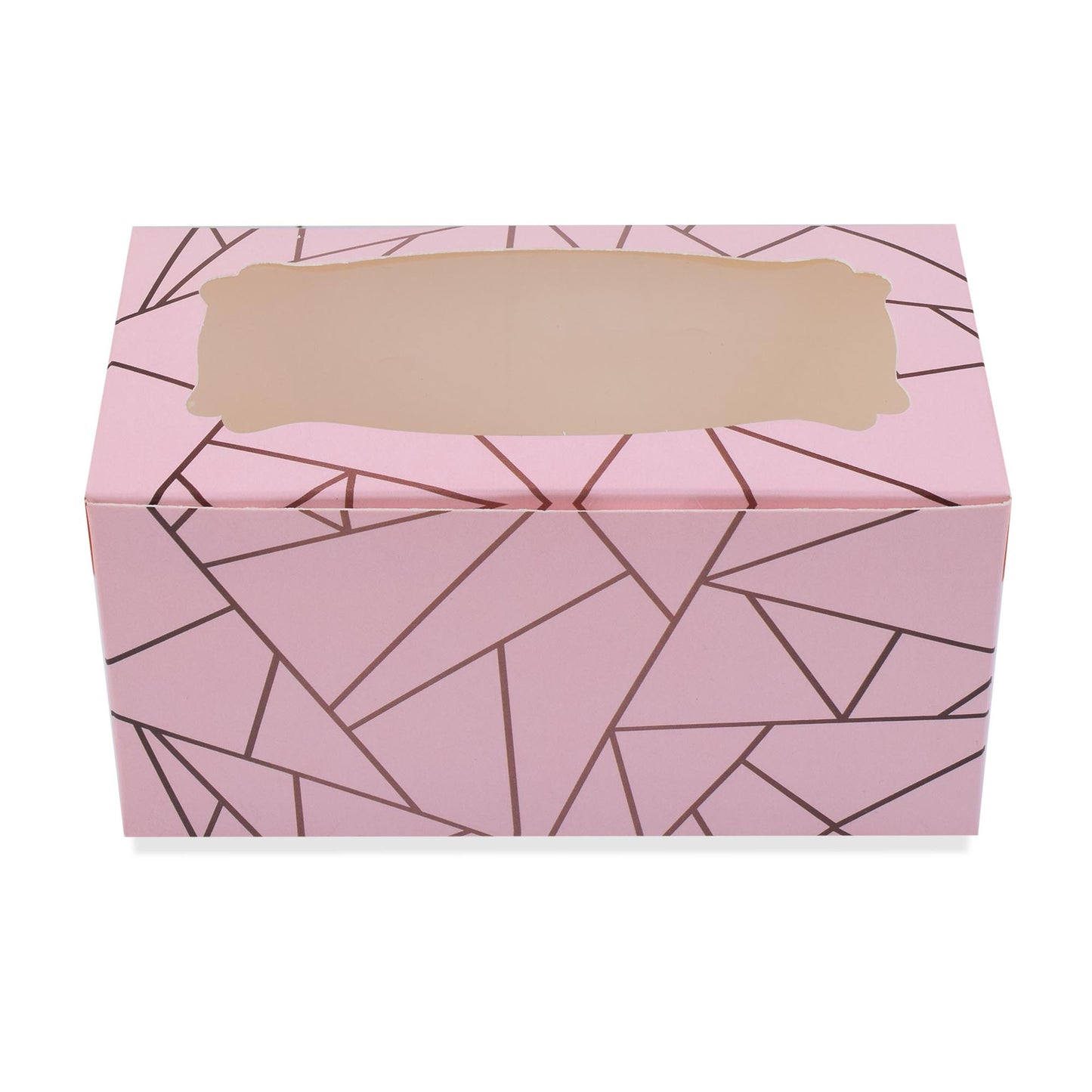2 Pcs Cupcake Folding Box Pink