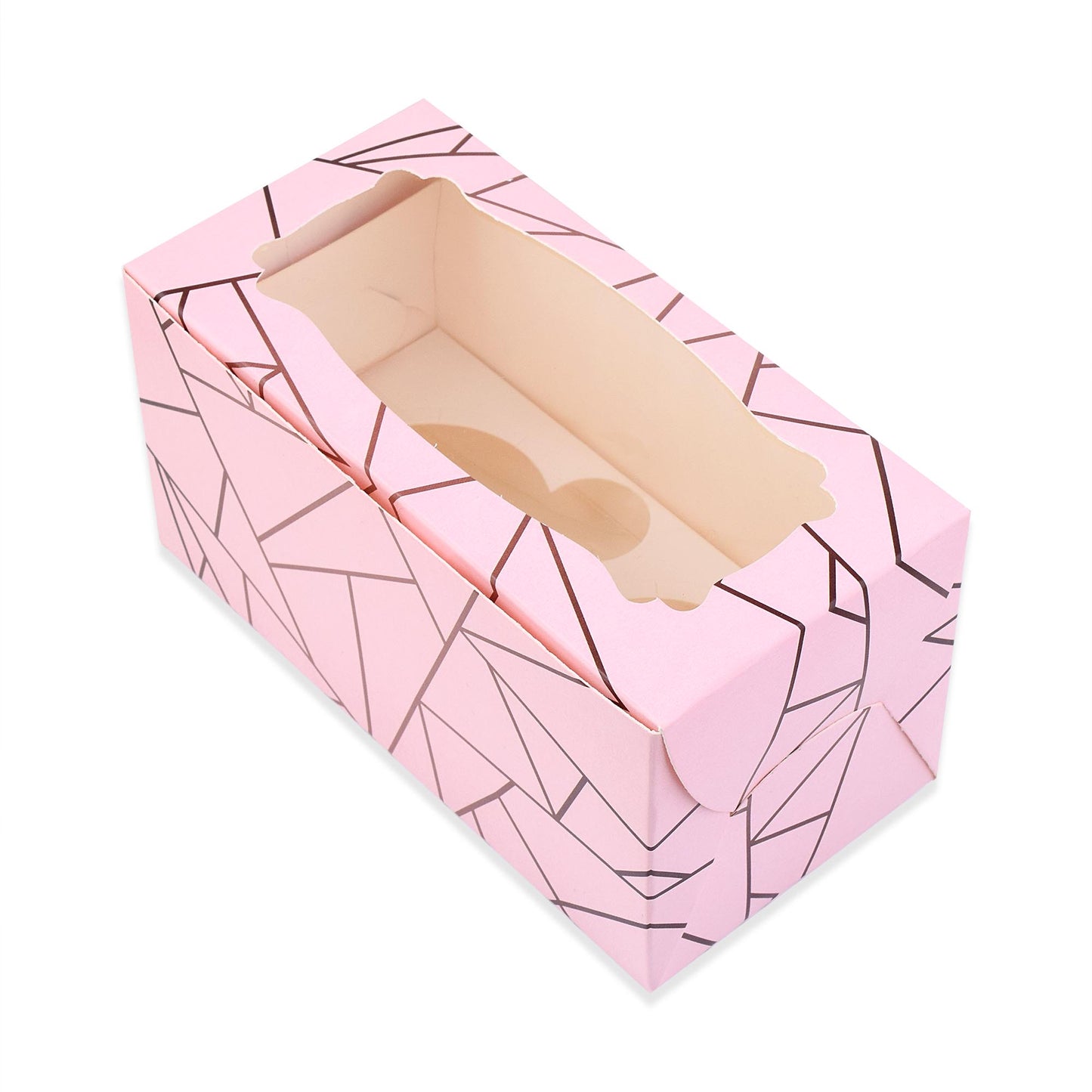 2 Pcs Cupcake Folding Box Pink