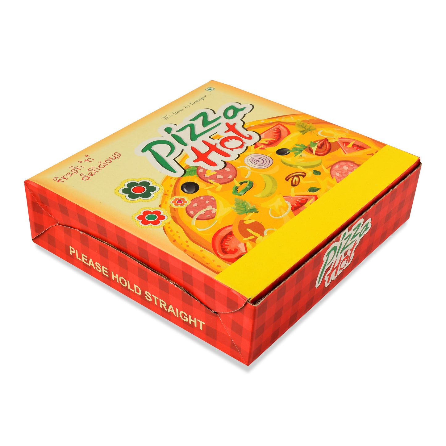 7.5x7.5x2 Inch Printed Corrugated Pizza Box
