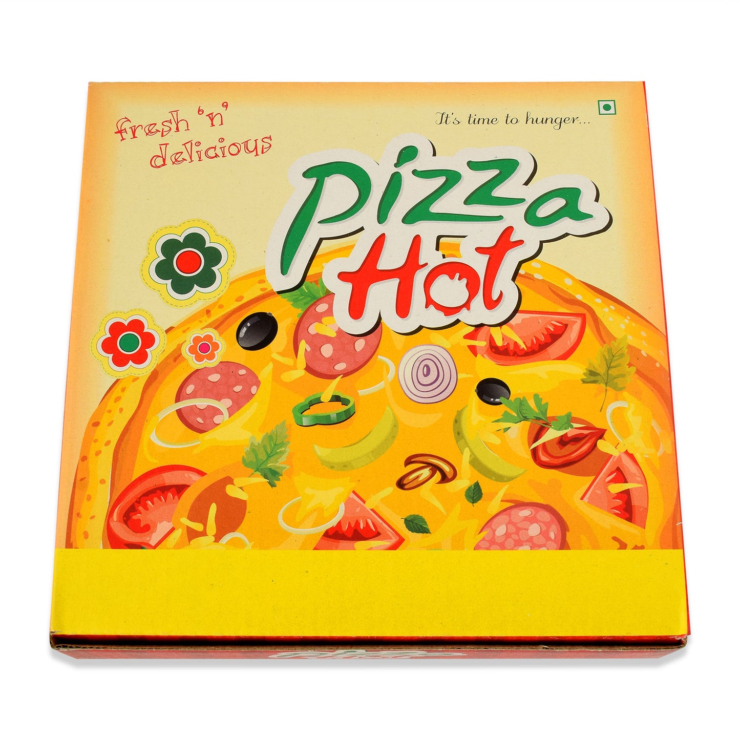7.5x7.5x2 Inch Printed Corrugated Pizza Box