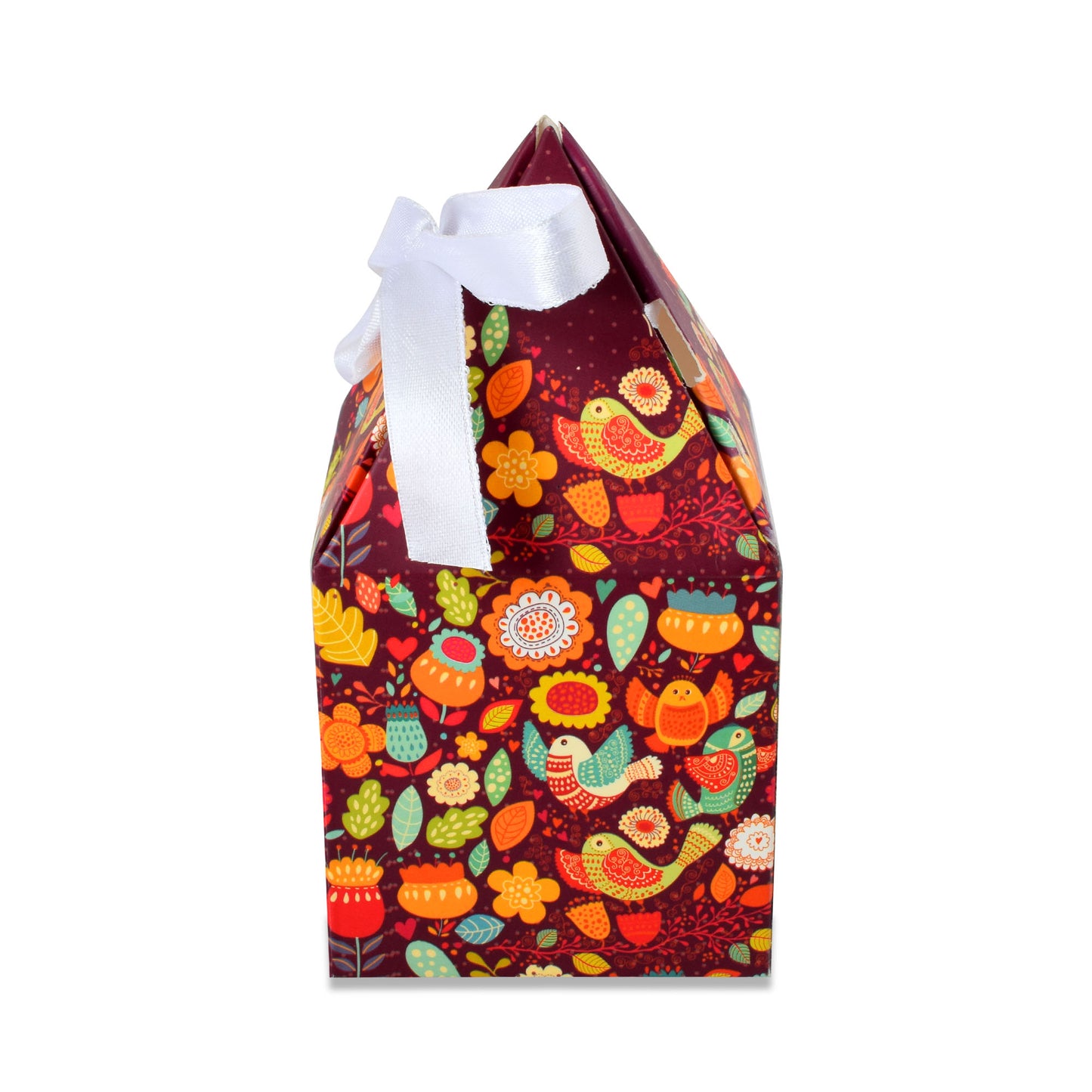 Pyramid Shape Folding Box Purple | Grownex Packaging | hamper box