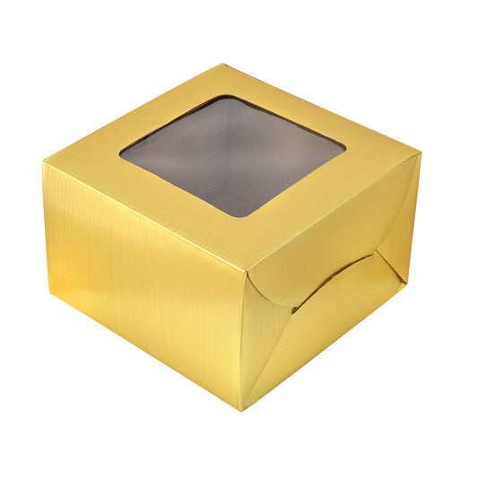 1 Pond Cake Box Golden | Grownex Packaging | Bakery Box