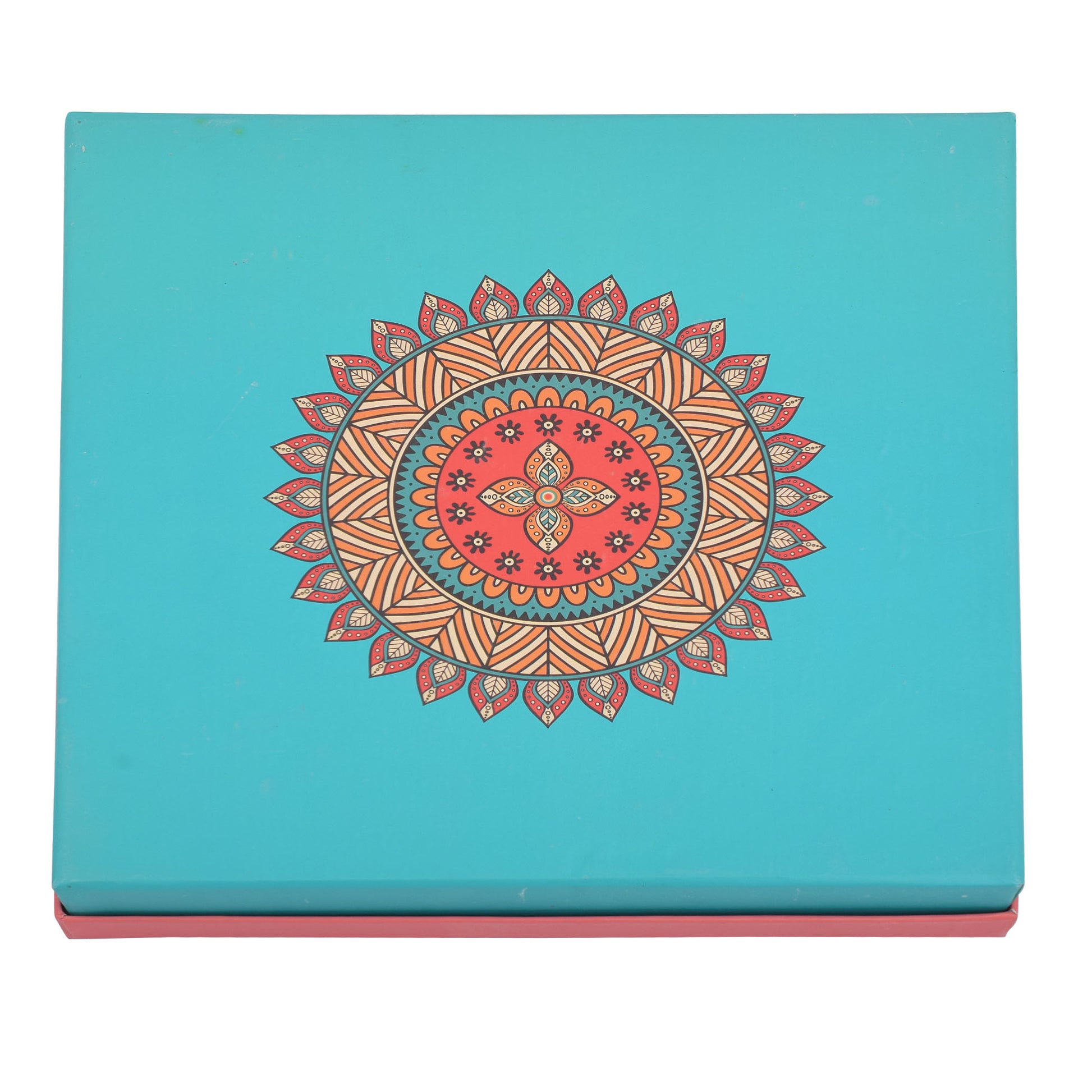 Custom Golden Foil Pink Lawana Box Lid Pattern | Grownex Packaging | Sweet Box