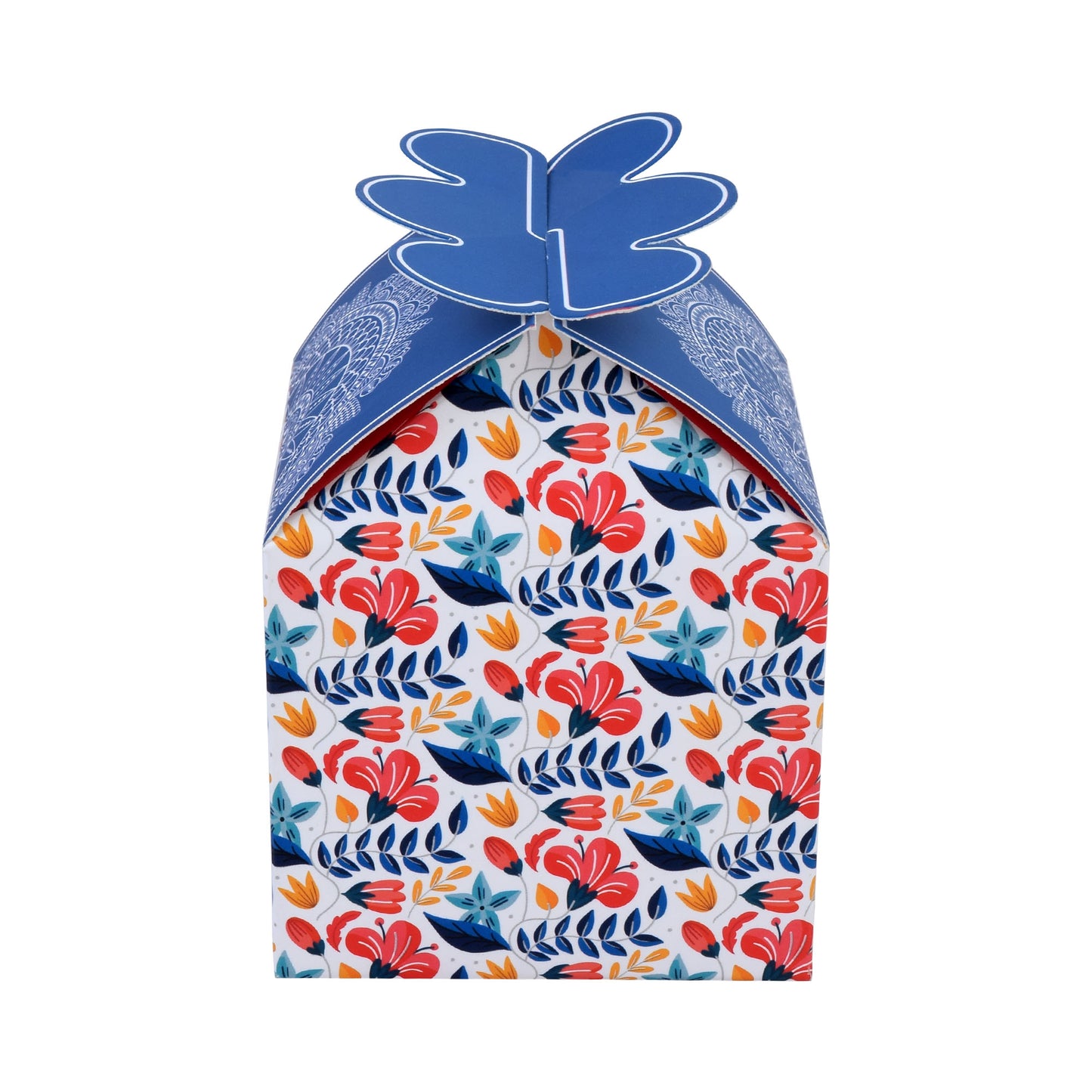 Hut Shape Folding Box Pink Blue | Grownex Packaging | hamper box