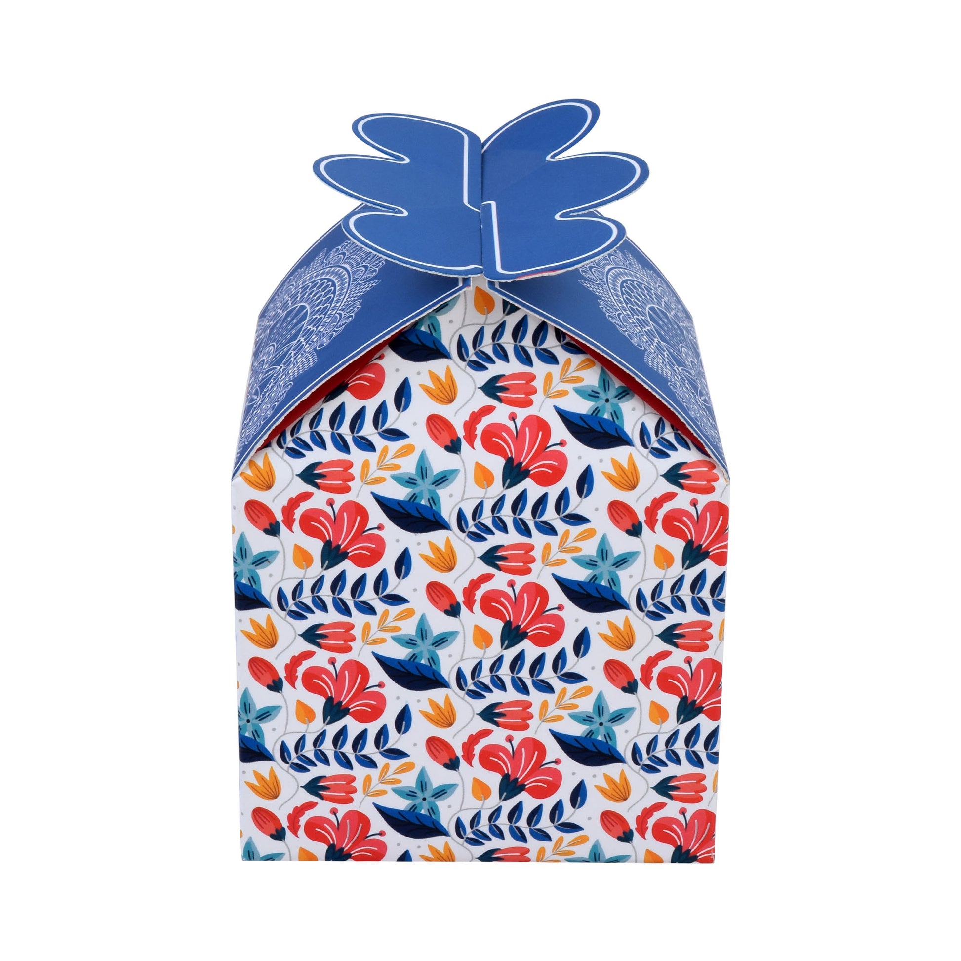 Hut Shape Folding Box Pink Blue | Grownex Packaging | hamper box