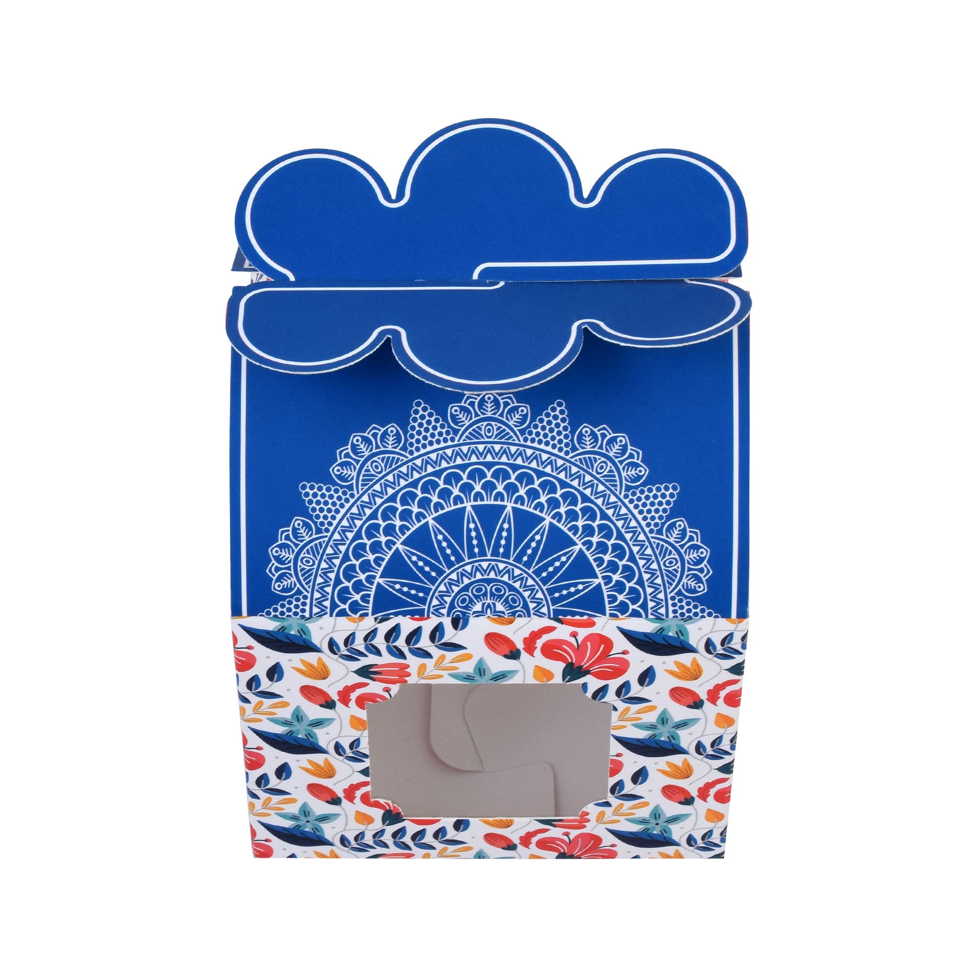 Hut Shape Folding Box Pink Blue | Grownex Packaging | hamper box