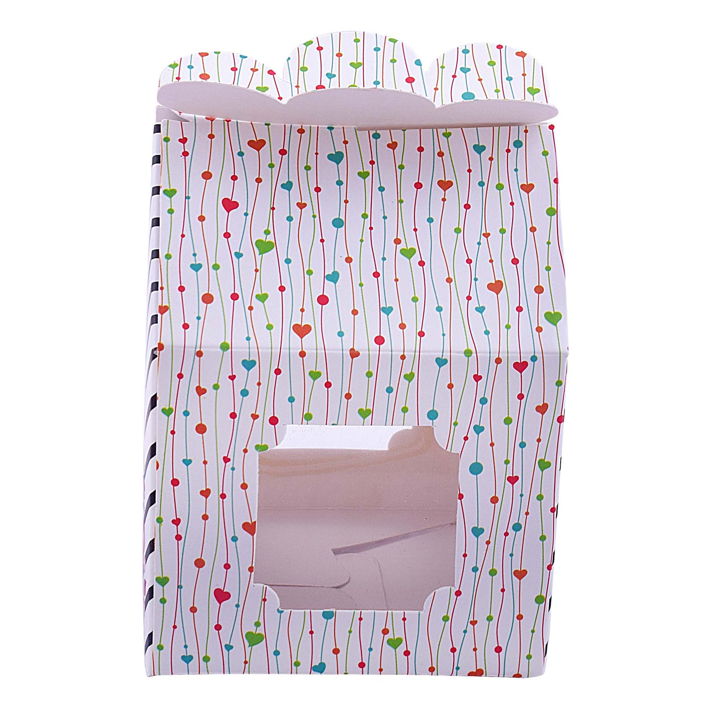 Hut Shape Folding Box White | Grownex Packaging | hamper box