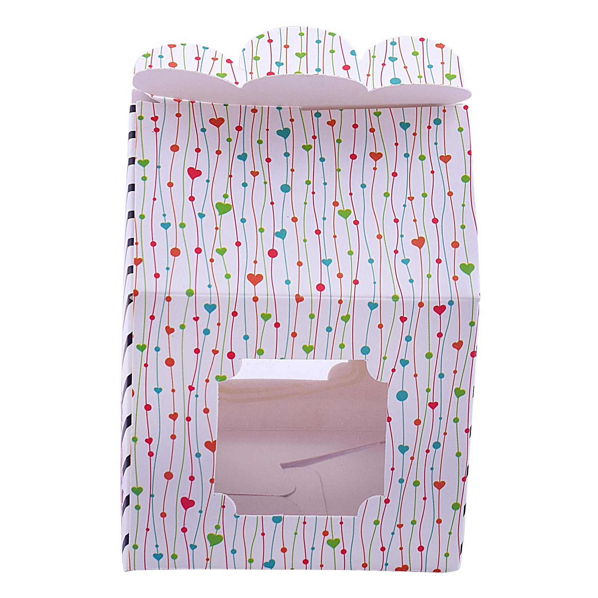 Hut Shape Folding Box White | Grownex Packaging | hamper box