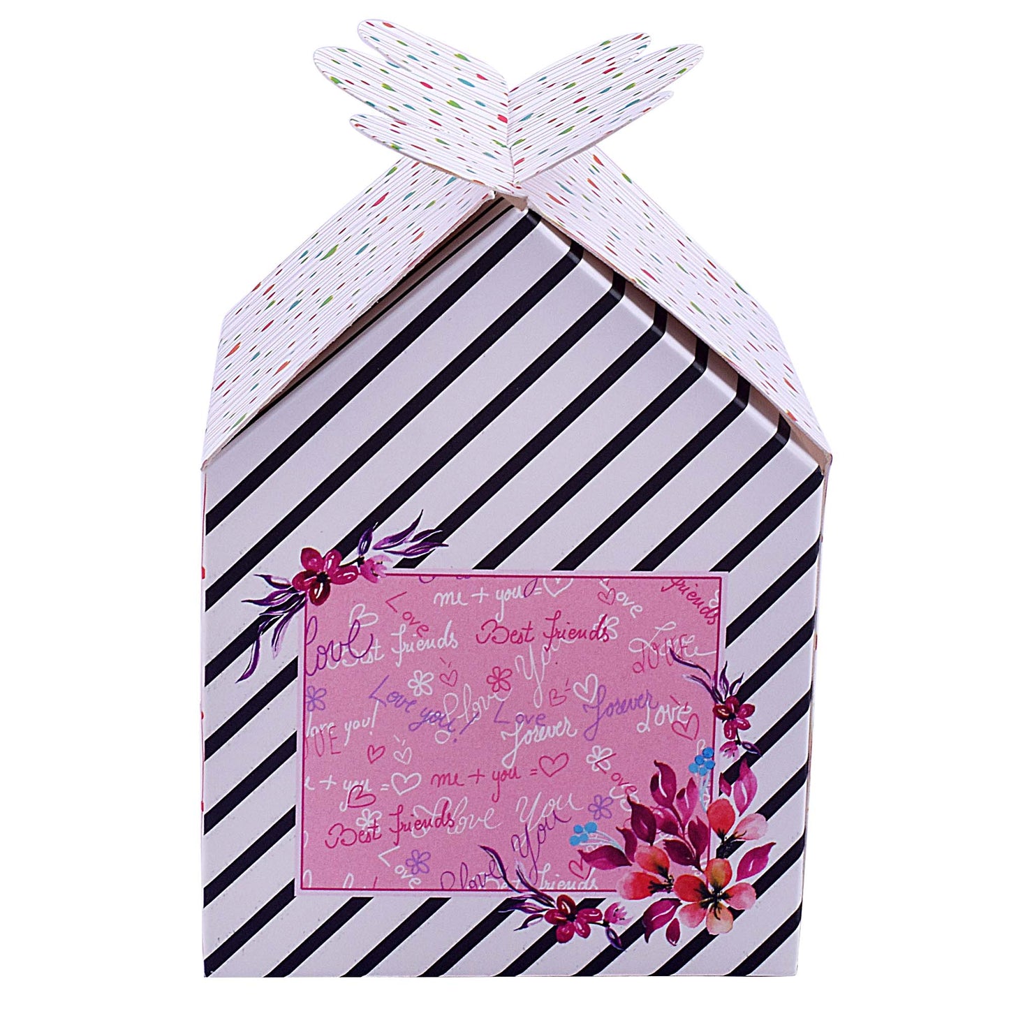 Hut Shape Folding Box White | Grownex Packaging | hamper box